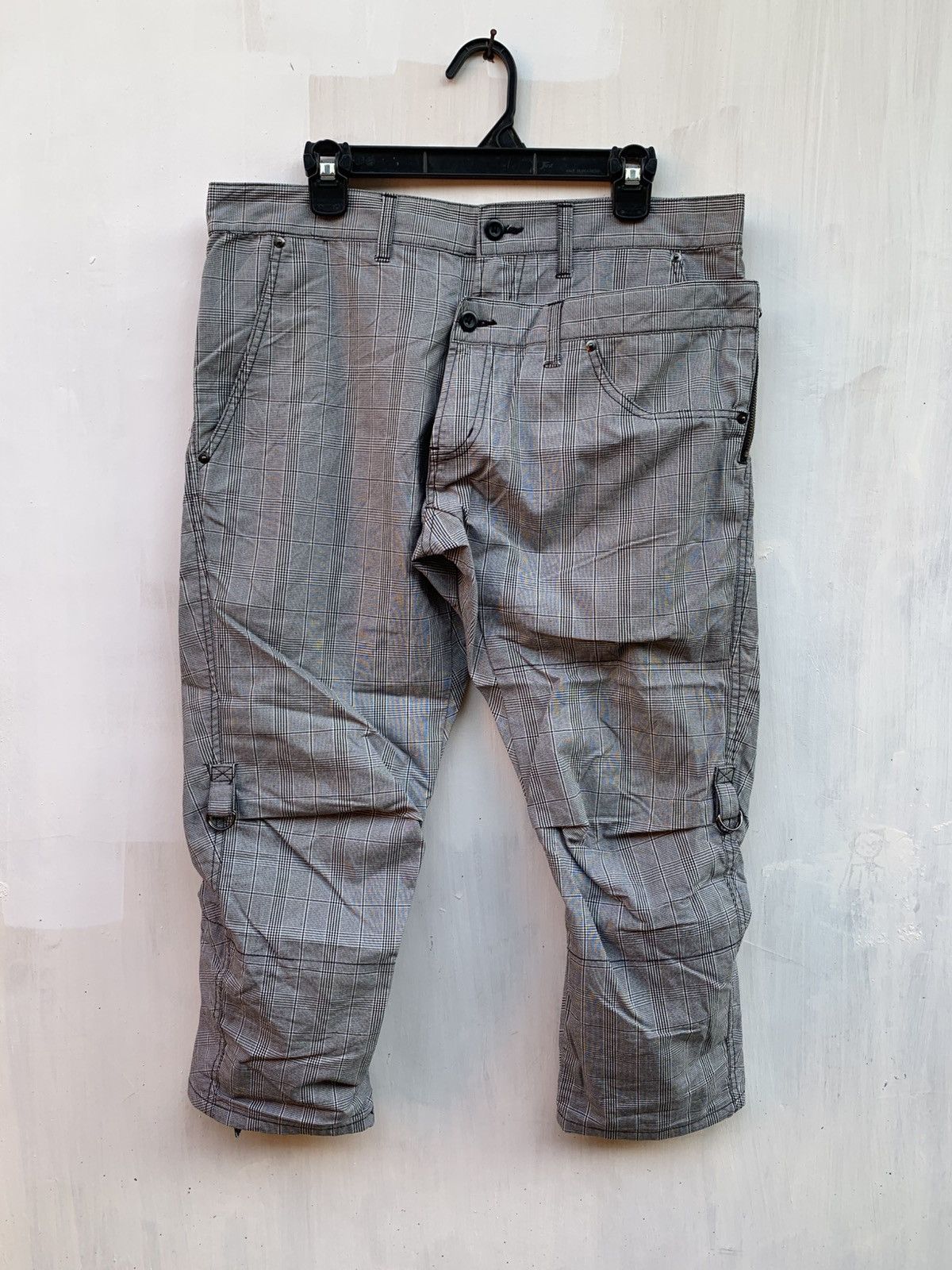 semanticdesign double waist rolled up 3 quarter pants Size US 34 / EU 50 - 1 Thumbnail