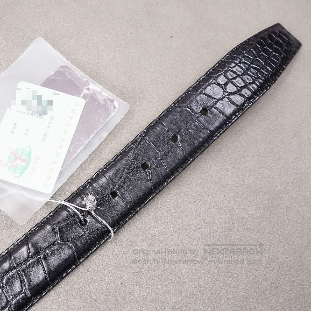 Testoni A.Testoni E Fish Skin Belt. Size ONE SIZE - 9 Thumbnail