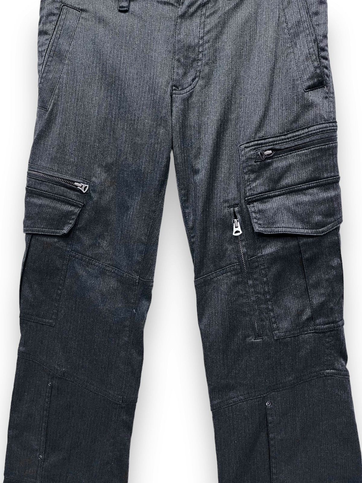 Tete Homme FYE🔥 90’s TETE HOMME Multipocket Bondage Flare Cargo Size US 30 / EU 46 - 8 Thumbnail