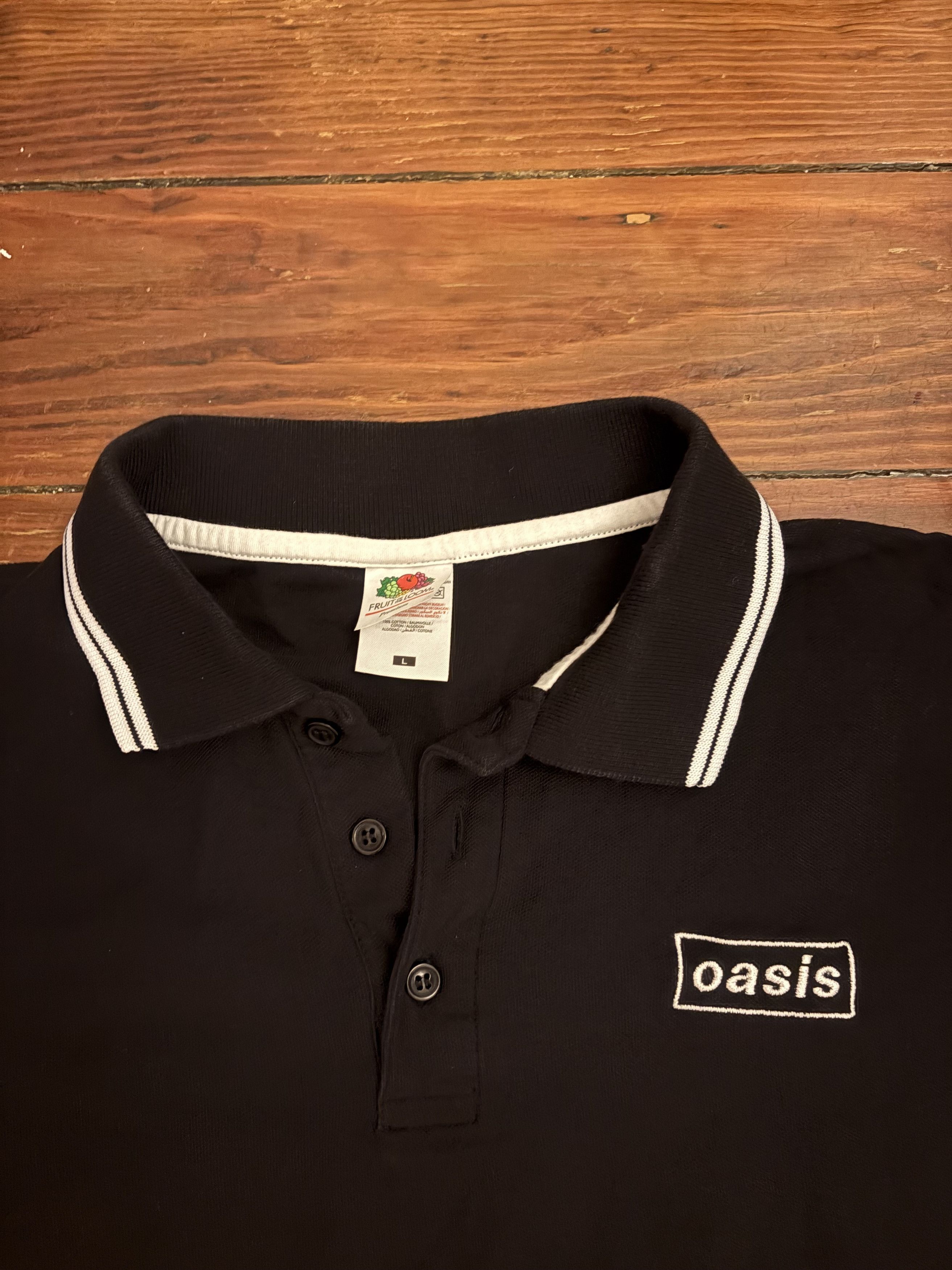 Fruit Of The Loom Oasis band tour polo vintage authentic reunion britpop Size US L / EU 52-54 / 3 - 1 Thumbnail