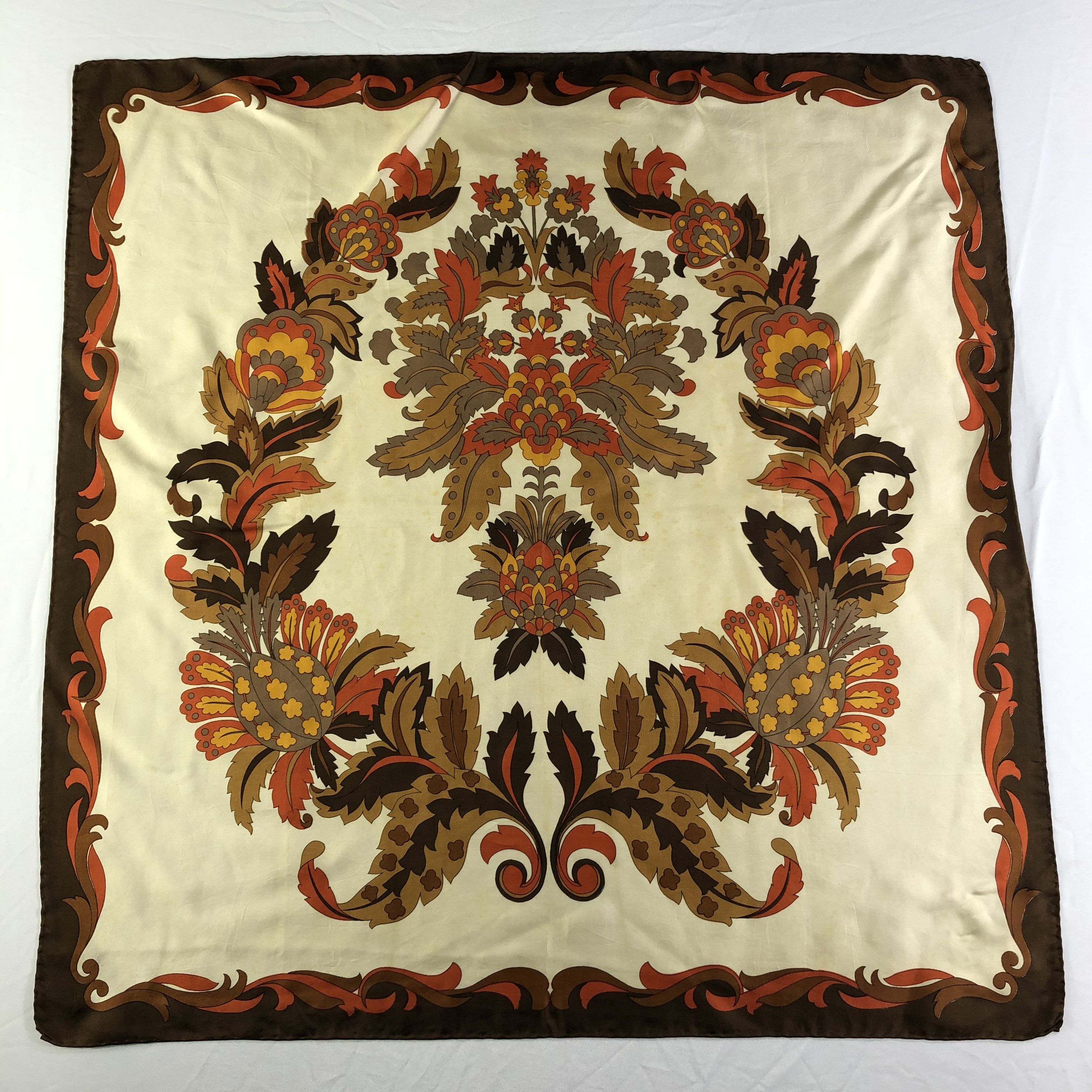 Vintage Vintage Silk Scarf Size ONE SIZE - 2 Thumbnail