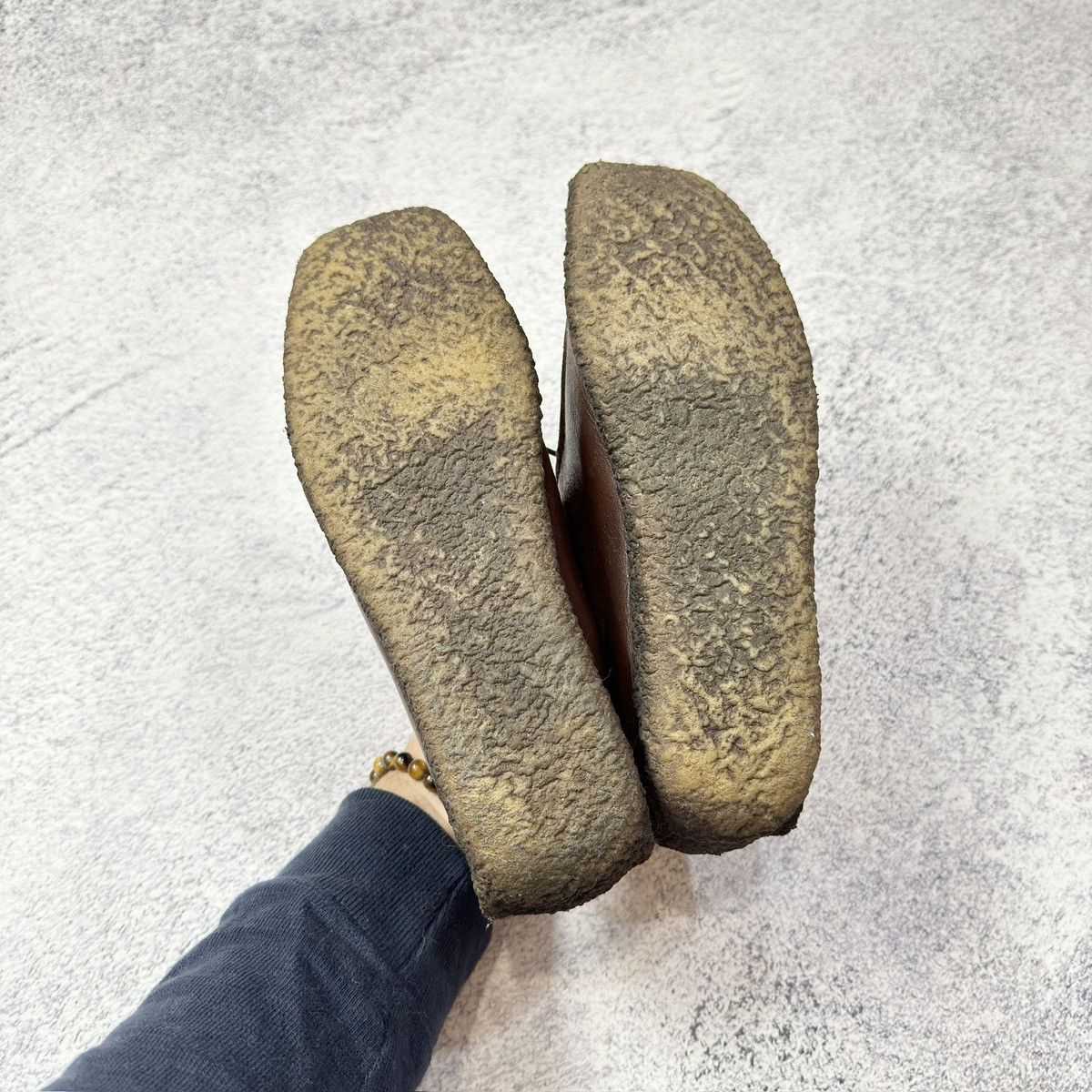 Clarks × Vintage Clarks Wallabees Brown Leather US7.5 UK6.5 EU40.5 25.5cm Size US 7.5 / EU 40-41 - 10 Thumbnail