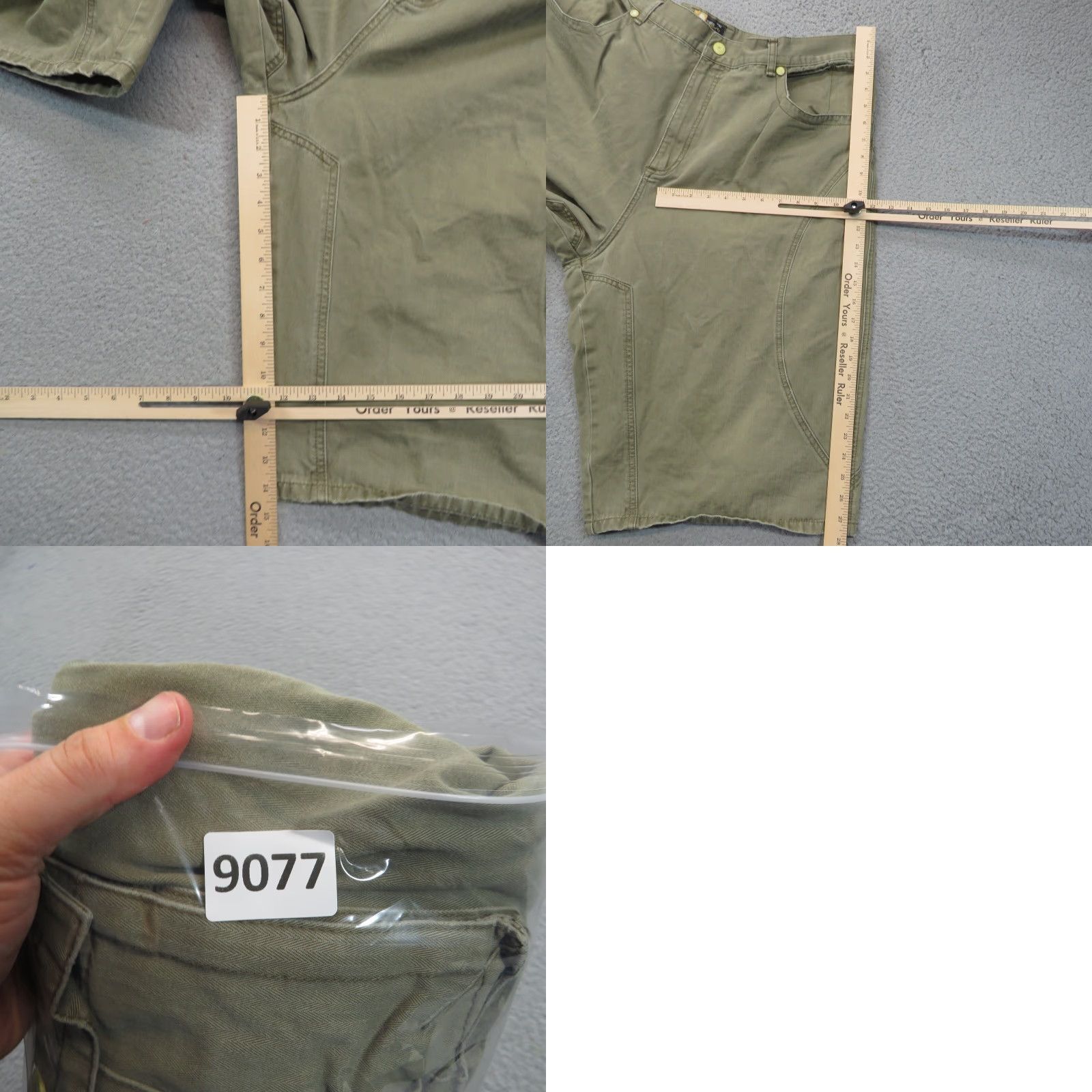 Vintage VINTAGE State Property Shorts Mens 42 Baggy Y2K Cargo Rocawear Denim Green Skater Size US 40 / EU 56 - 8 Thumbnail