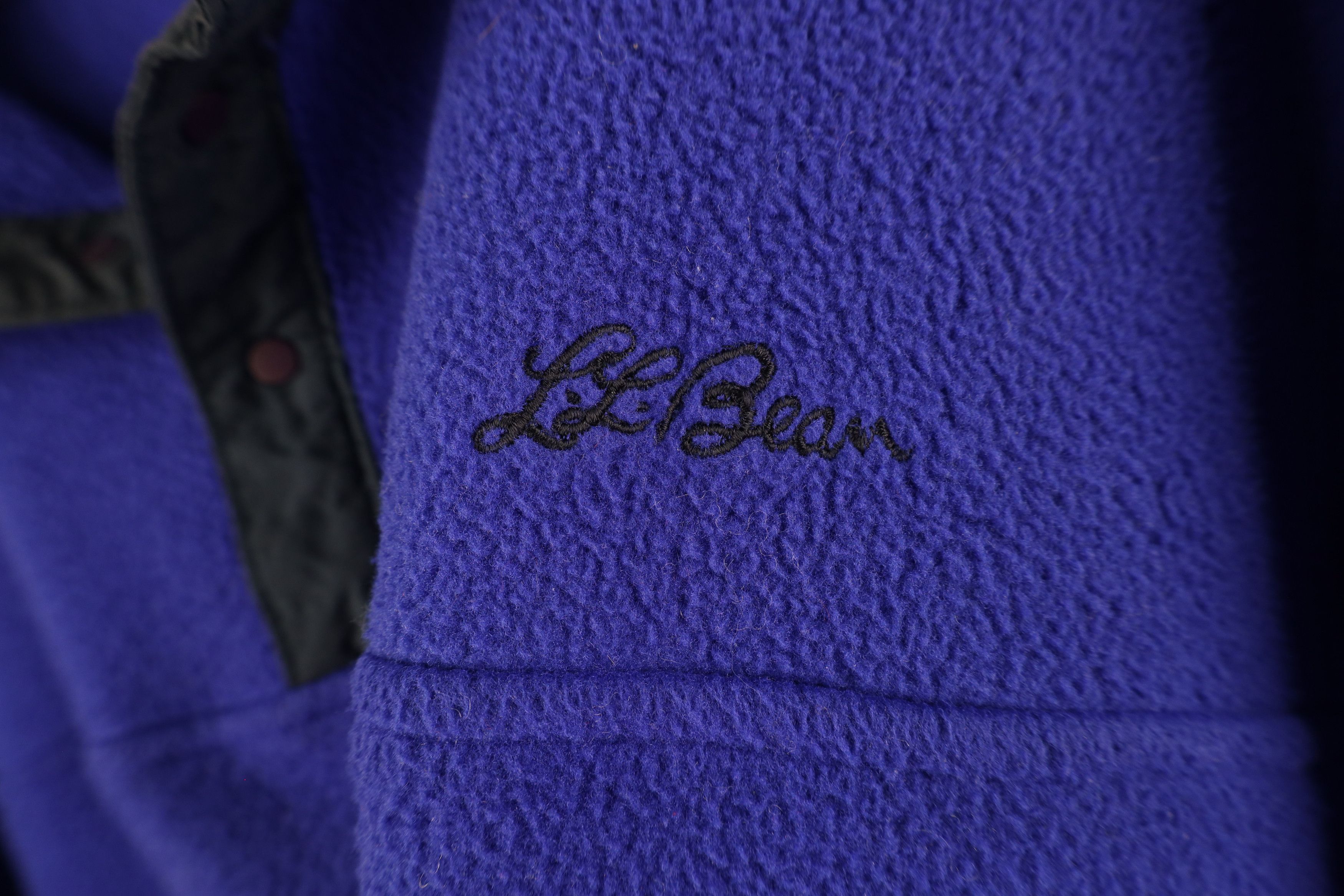 L.L. Bean × Vintage Vintage 90s LL Bean Snap Button Fleece Pullover Sweater USA Size L / US 10 / IT 46 - 4 Thumbnail