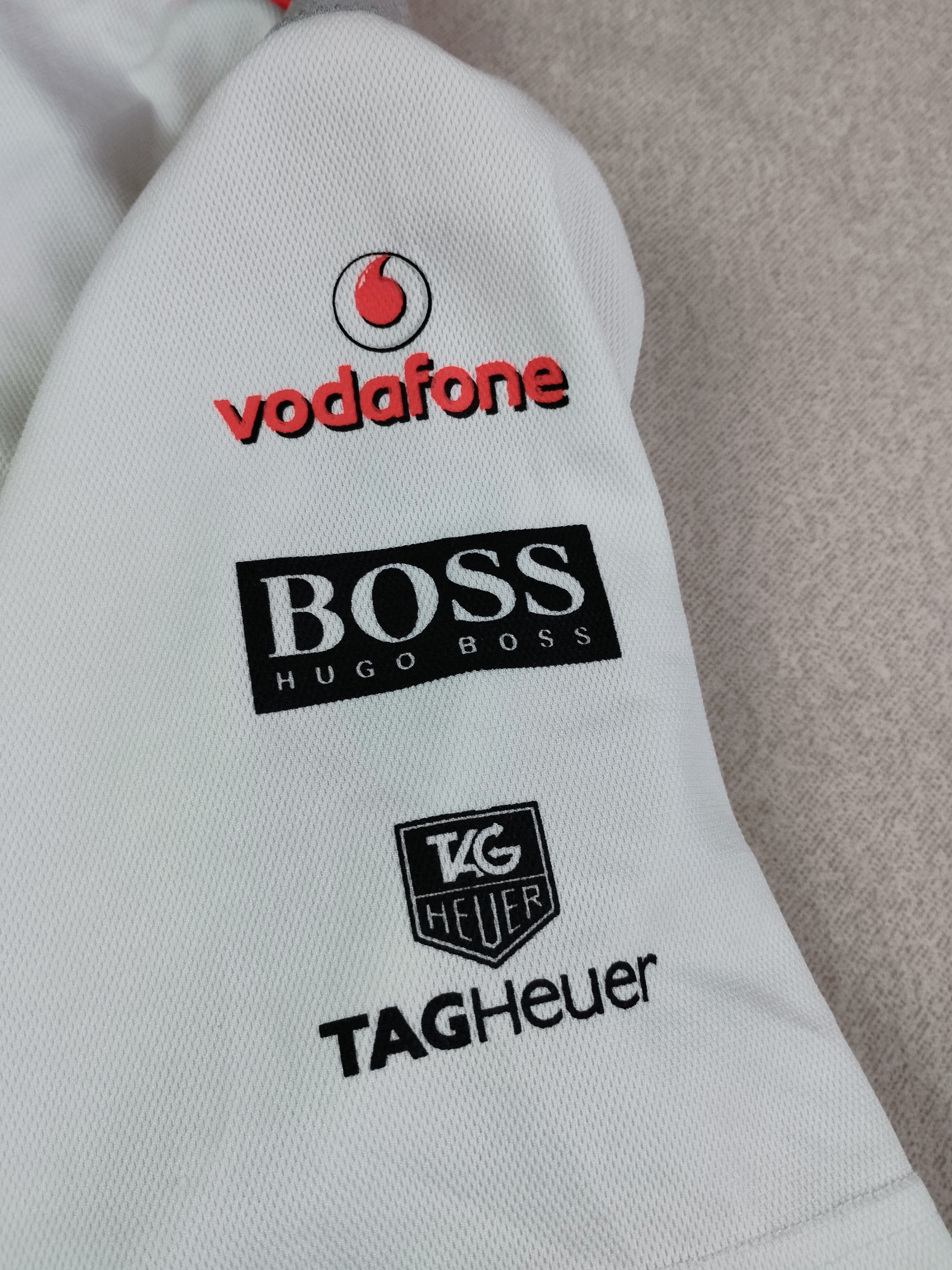 Hugo Boss × Mercedes-Benz Vodafone McLaren Mercedes BOSS F1 Polo Shirt Racing Size US XXL / EU 58 / 5 - 8 Thumbnail