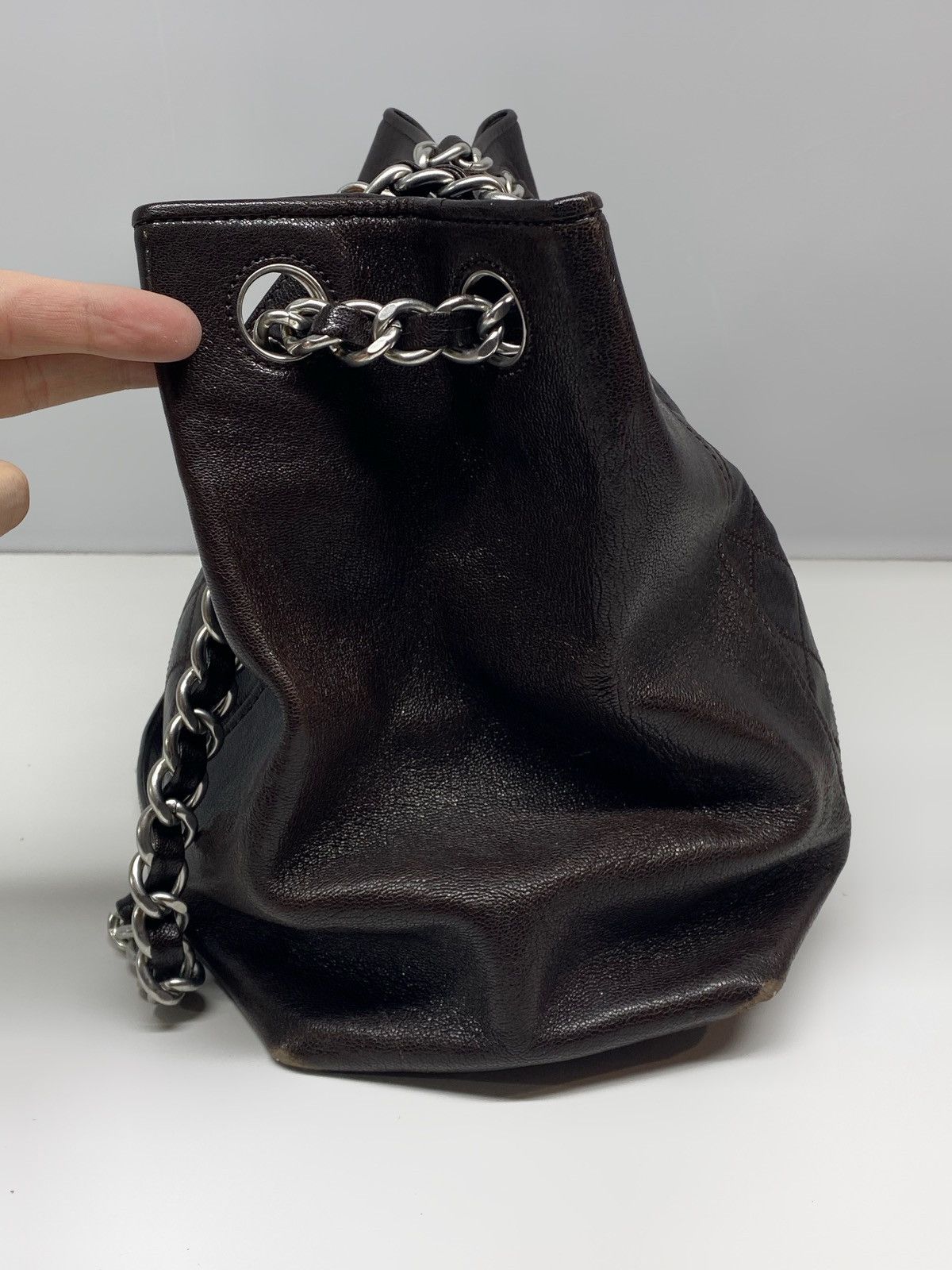 Tory Burch 🔥 TORY BURCH QUILTED CHAIN BAG LEATHER Y2K LUXURY VIBES Size ONE SIZE - 12 Thumbnail