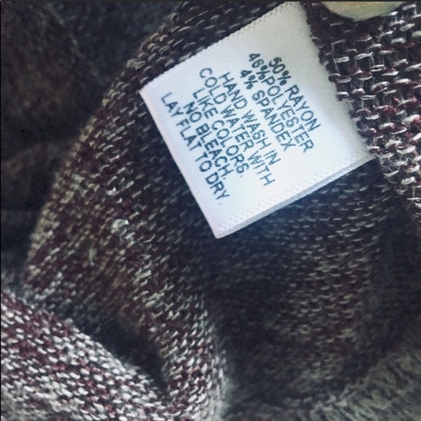 Nordstrom NORDSTROM Cowl Neck Long Sleeve Maroon Pullover Sweater Top Size L / US 10 / IT 46 - 7 Thumbnail