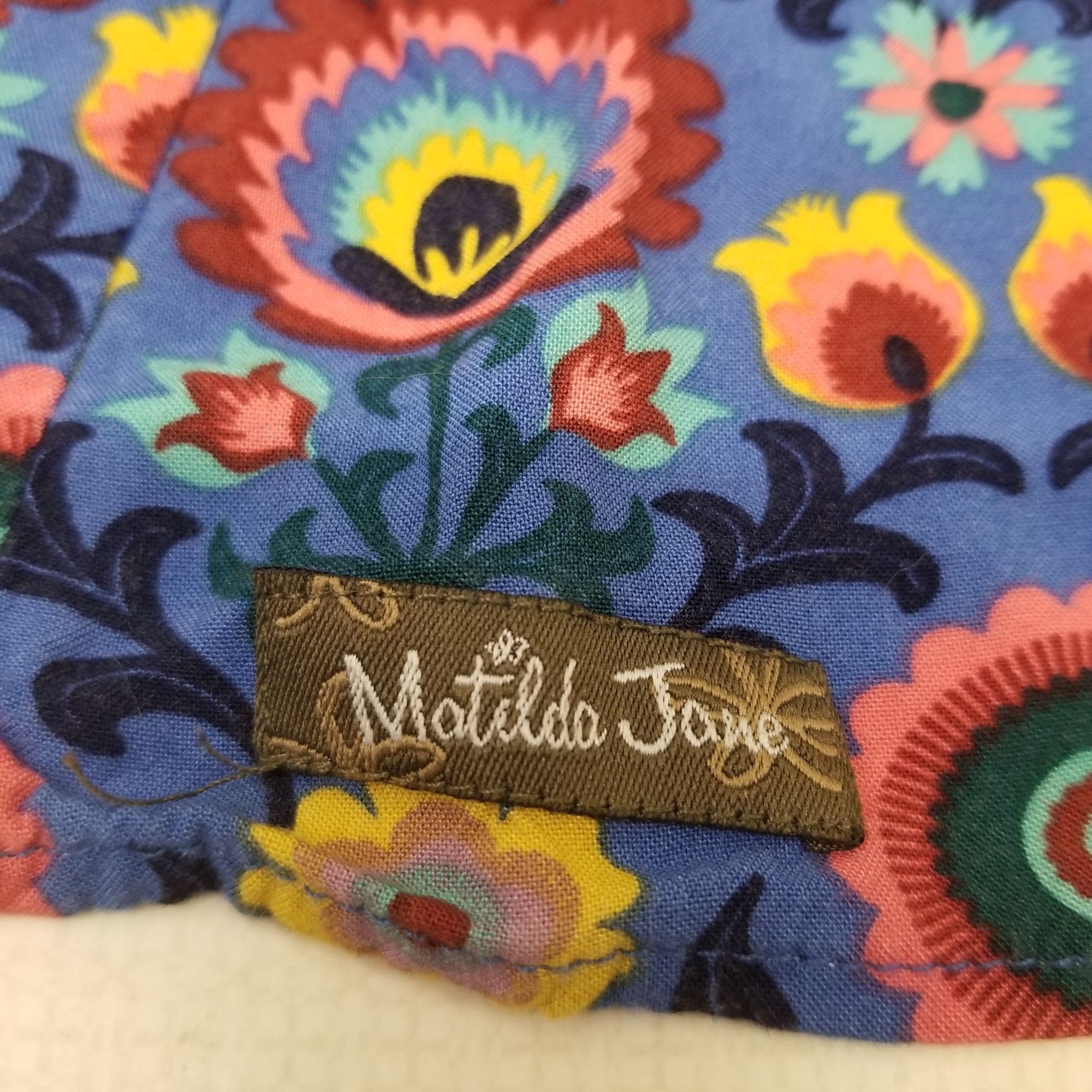 Other Matilda Jane XS Blue Floral Dress Fit Flare Short Sleeve Key Size XS / US 0-2 / IT 36-38 - 9 Thumbnail