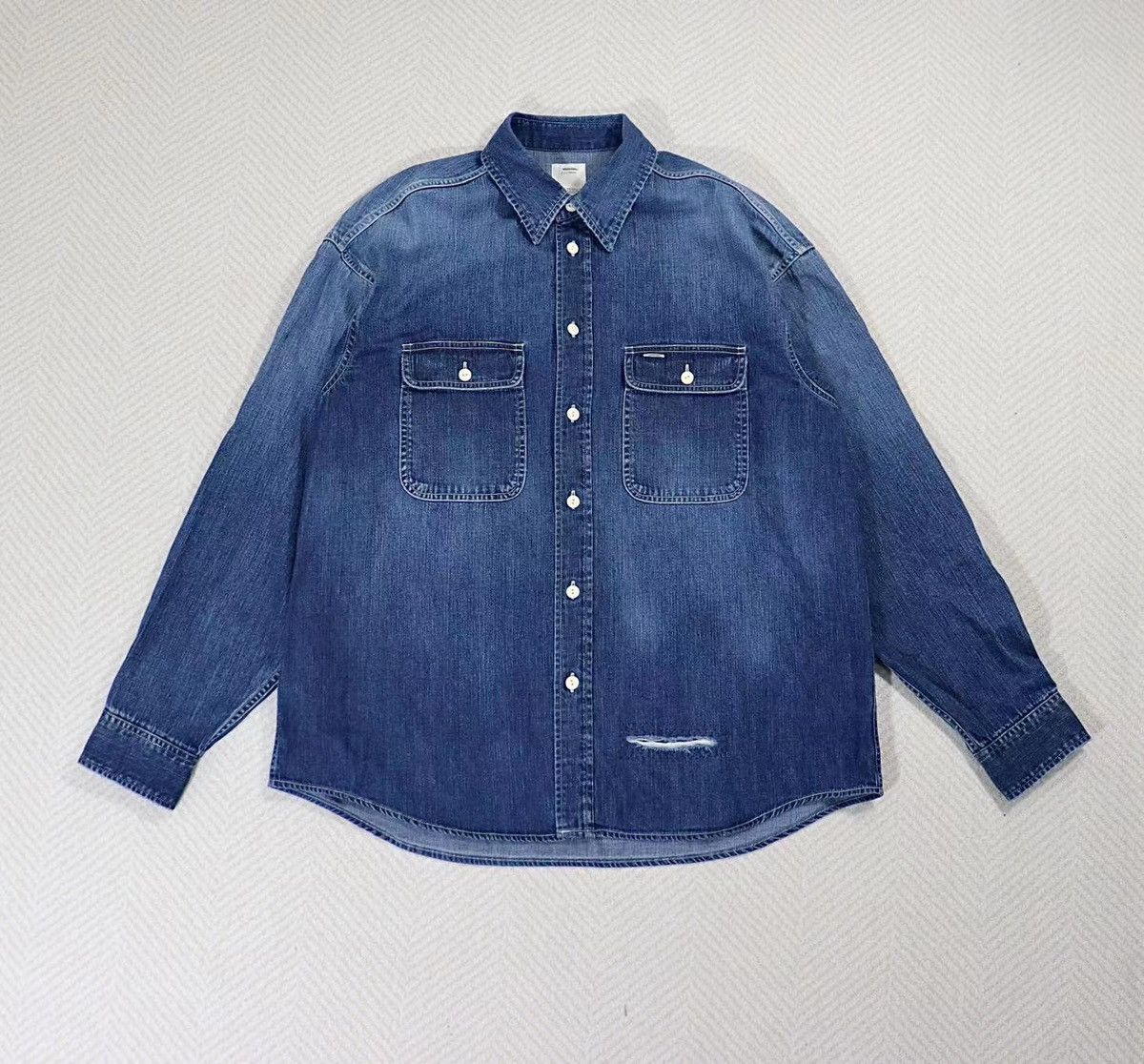 Visvim VISVIM CUNNINGHAM SMOCK（ DAMAGED MOLESKIN ） | Grailed