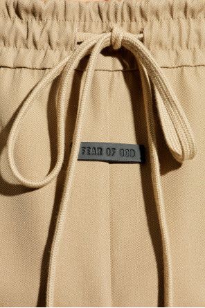 Fear of God o1s22i1n1024 Cargo Wool And Cotton Blend Trousers in Beige Size US 34 / EU 50 - 5 Thumbnail