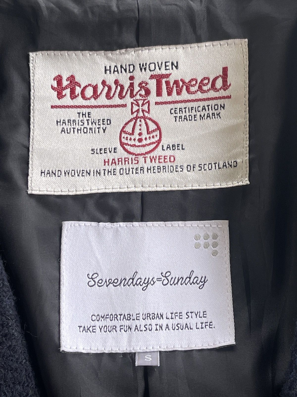 Harris Tweed Harris Tweed Wool Long Coat Size US S / EU 44-46 / 1 - 4 Thumbnail
