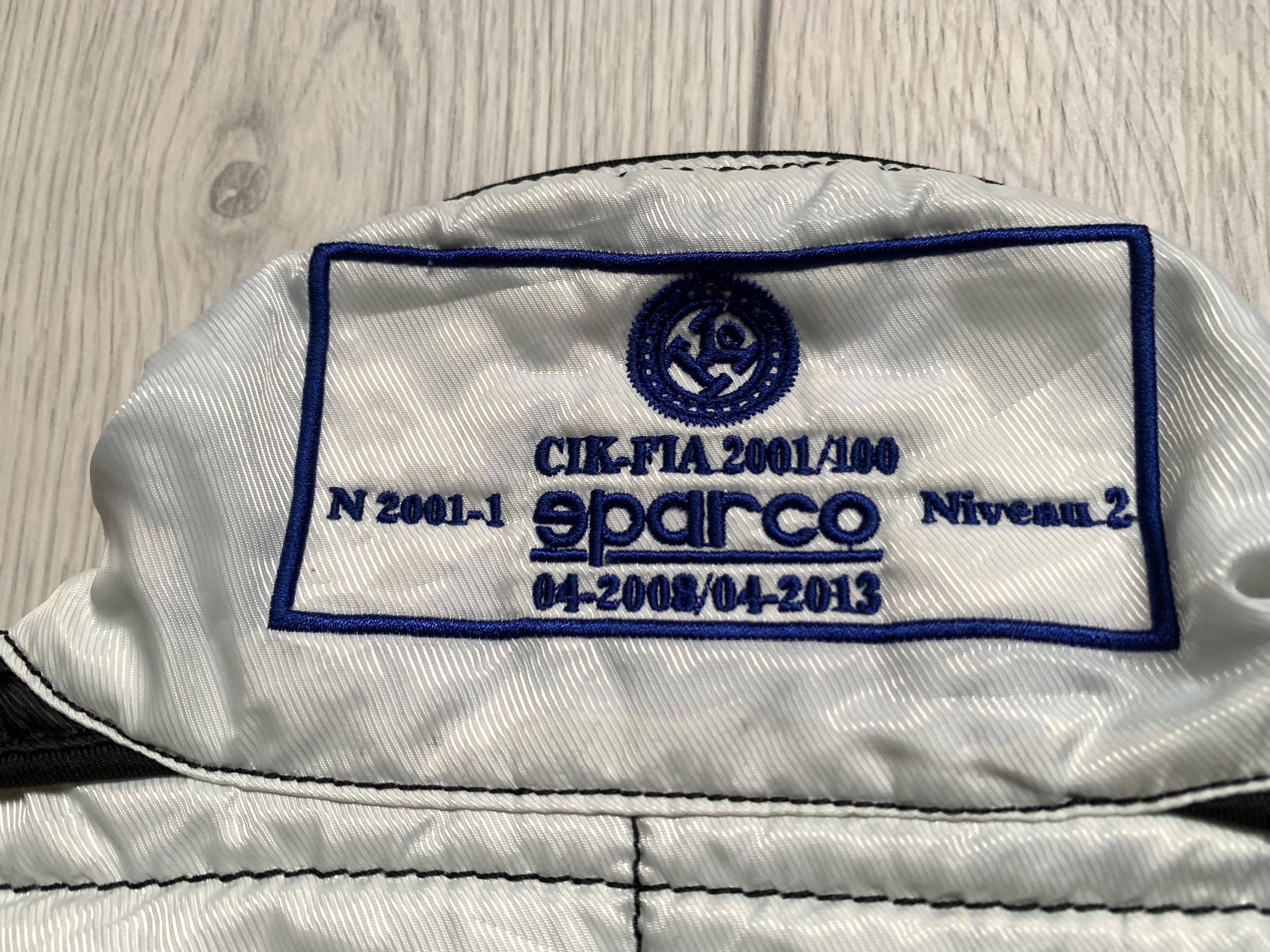 Other Sparco Vintage White Racing Suit Size US 32 / EU 48 - 15 Thumbnail