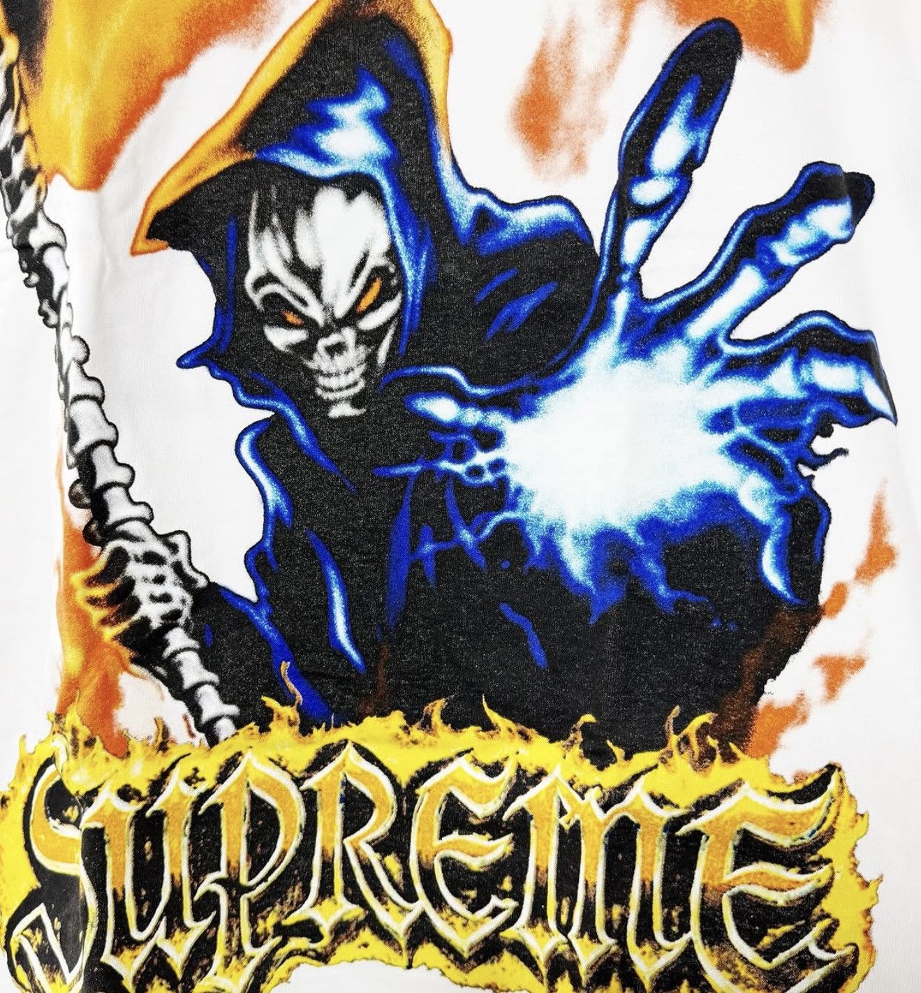 Supreme Supreme Grim Reaper Tee L SS26 Size US L / EU 52-54 / 3 - 2 Thumbnail