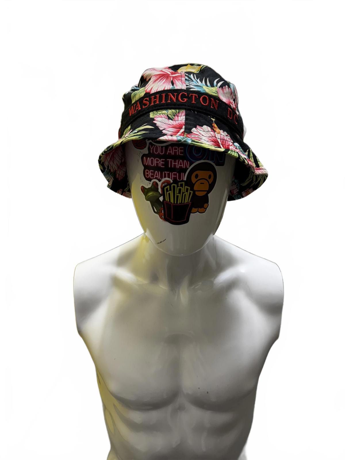 Designer Floral Pattern Washington DC Bucket Hat Size ONE SIZE - 2 Thumbnail