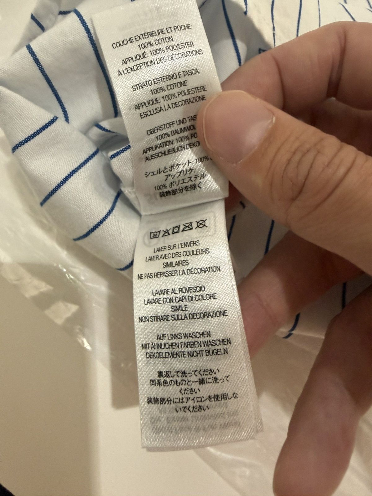 Supreme Supreme Ghostface S S 26 Work Shirt Size M White Stripe Size US M / EU 48-50 / 2 - 7 Thumbnail