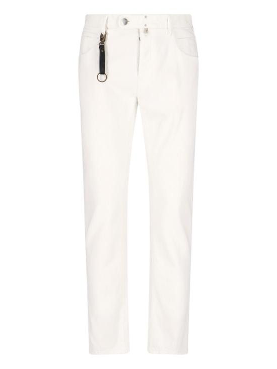 Incotex INCOTEX Men Denim Pants BDPX0001SLIM 00530 111 White Size US 30 / EU 46 - 1 Thumbnail