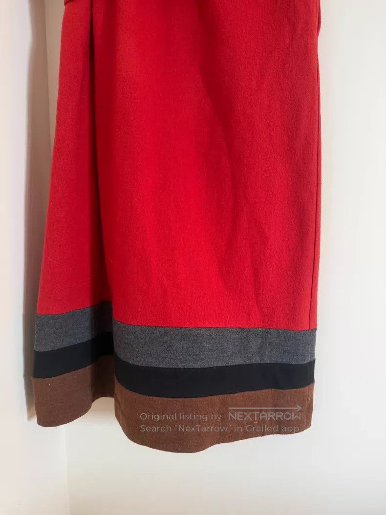 Comme des Garcons Comme Des Garcons Vintage Red Tonal Wrap Sleeveless Dress Size S / US 4 / IT 40 - 2 Thumbnail