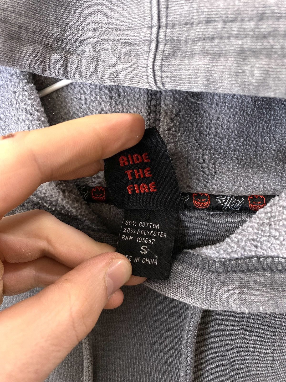 Spitfire 💥Rare! Vintage Spitfire Wheels Hoodie Independent Shortys Size US S / EU 44-46 / 1 - 5 Thumbnail