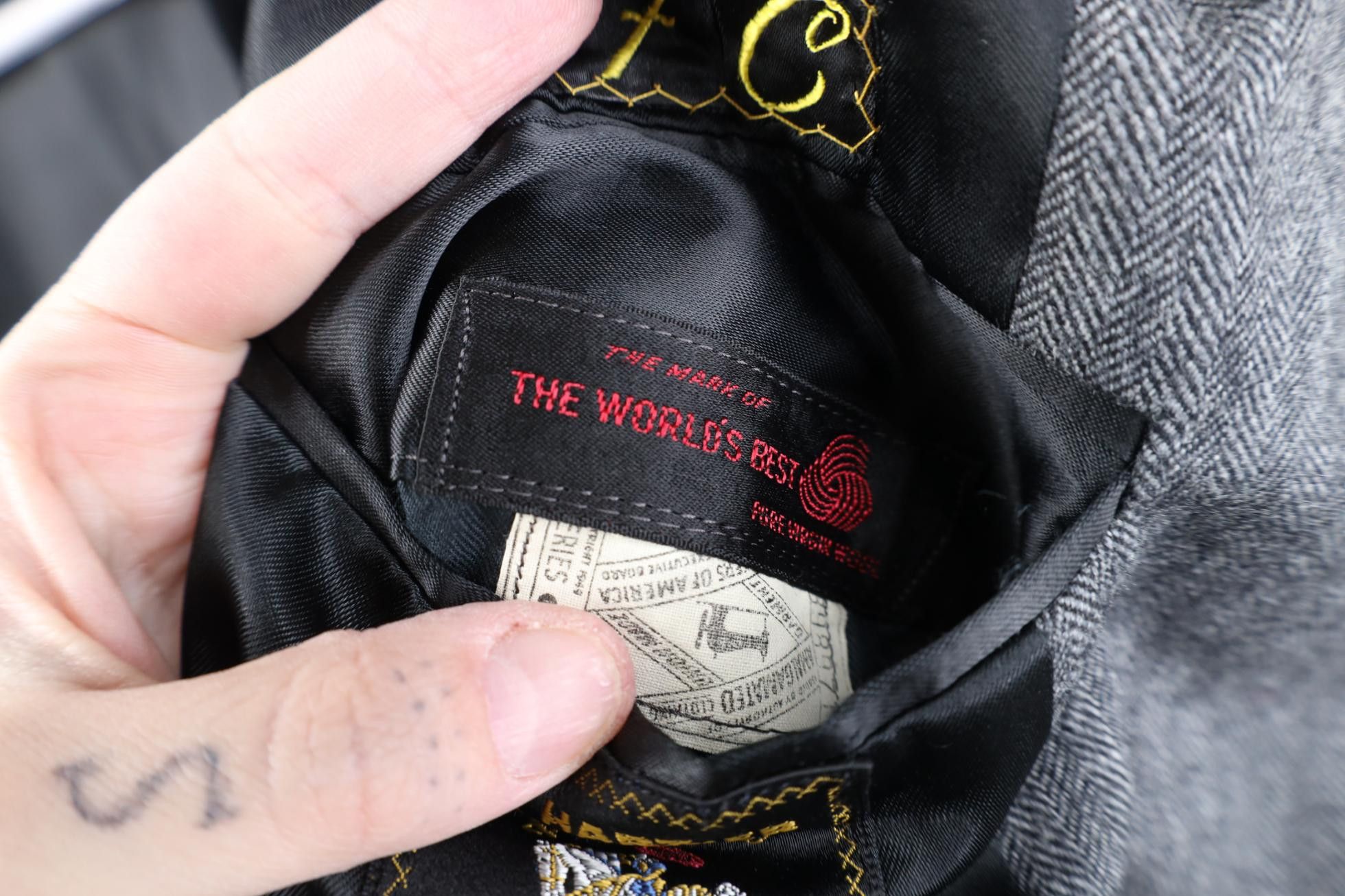 Vintage Vintage 60s 70s Streetwear Herringbone Overcoat Jacket USA Size US XXL / EU 58 / 5 - 13 Thumbnail