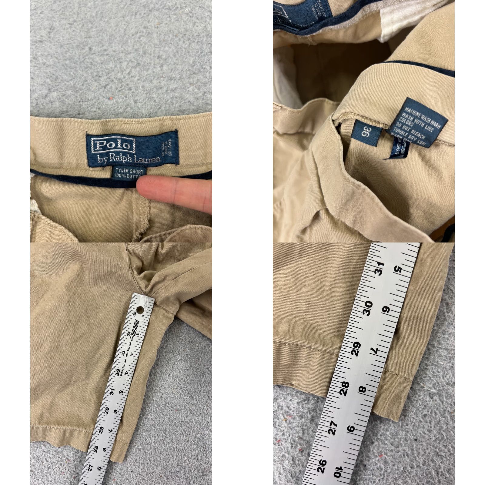 Polo Ralph Lauren Polo Ralph Lauren Shorts Adult 36 Beige Pleated Tyler Short 100% Cotton Size US M / EU 48-50 / 2 - 8 Thumbnail