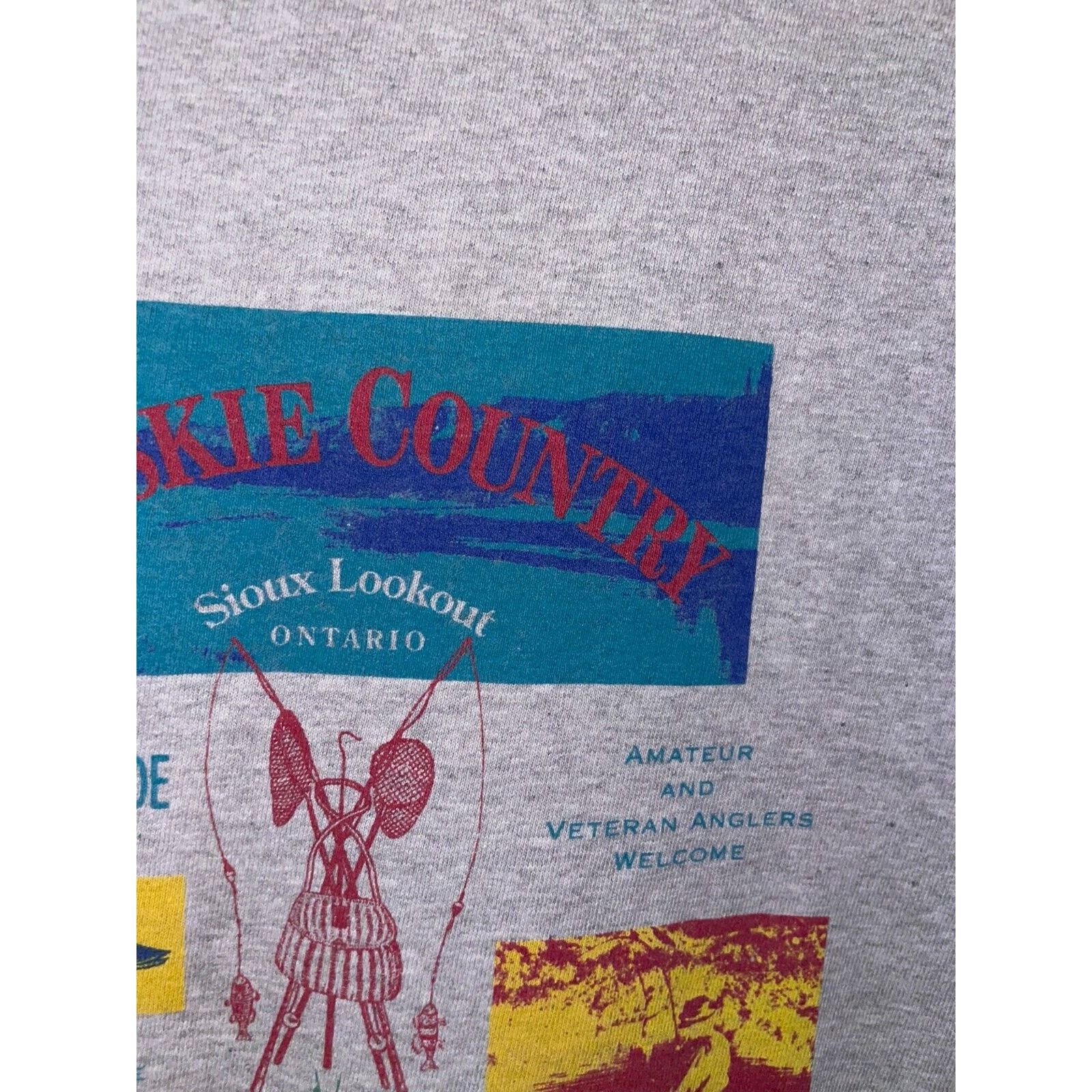 Gap Vintage Muskie Country Shirt Sioux Lookout Ontario Gap Tee M Size US M / EU 48-50 / 2 - 4 Thumbnail