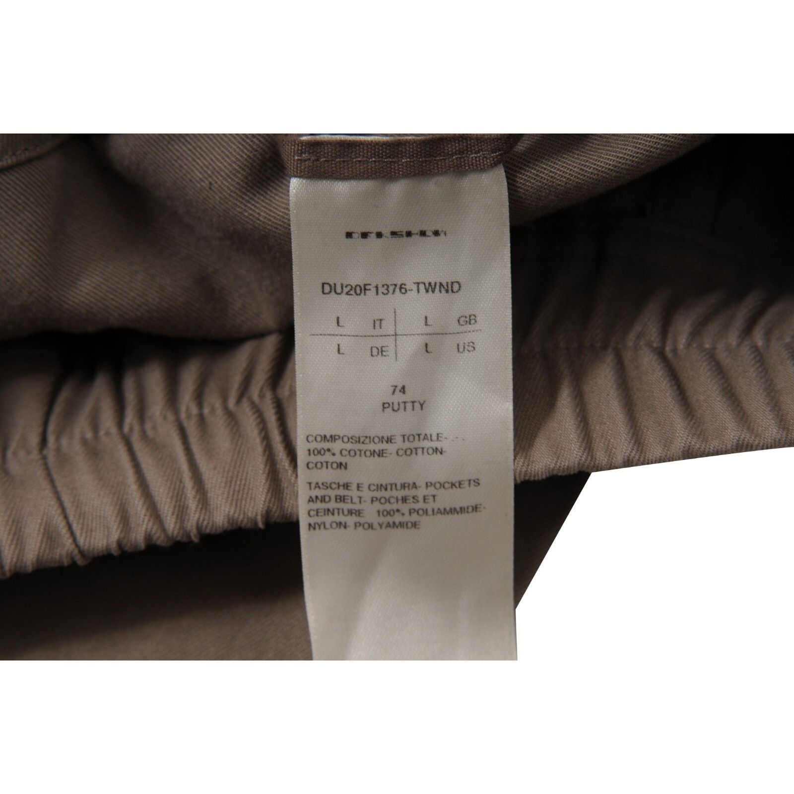 Rick Owens Drkshdw Cargo Pants Putty Brown Tan Gray Size US 34 / EU 50 - 6 Thumbnail