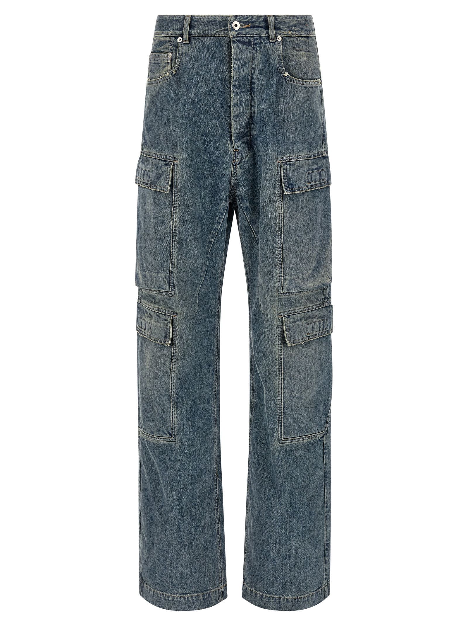 Rick Owens Drkshdw 'Double Cargo' Jeans Size US 34 / EU 50 - 1 Thumbnail