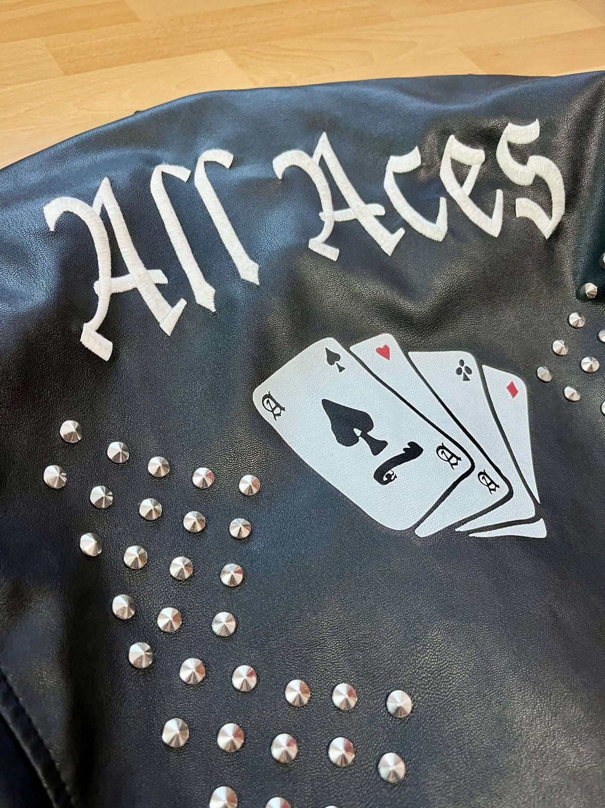 Guess Guess All Aces Faux Jacket Size US L / EU 52-54 / 3 - 3 Thumbnail