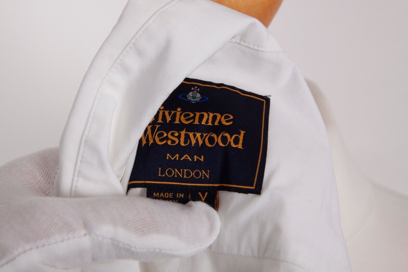 Vivienne Westwood Vivienne Westwood Man Embroidered Orb Shirt Classic Size US L / EU 52-54 / 3 - 10 Thumbnail