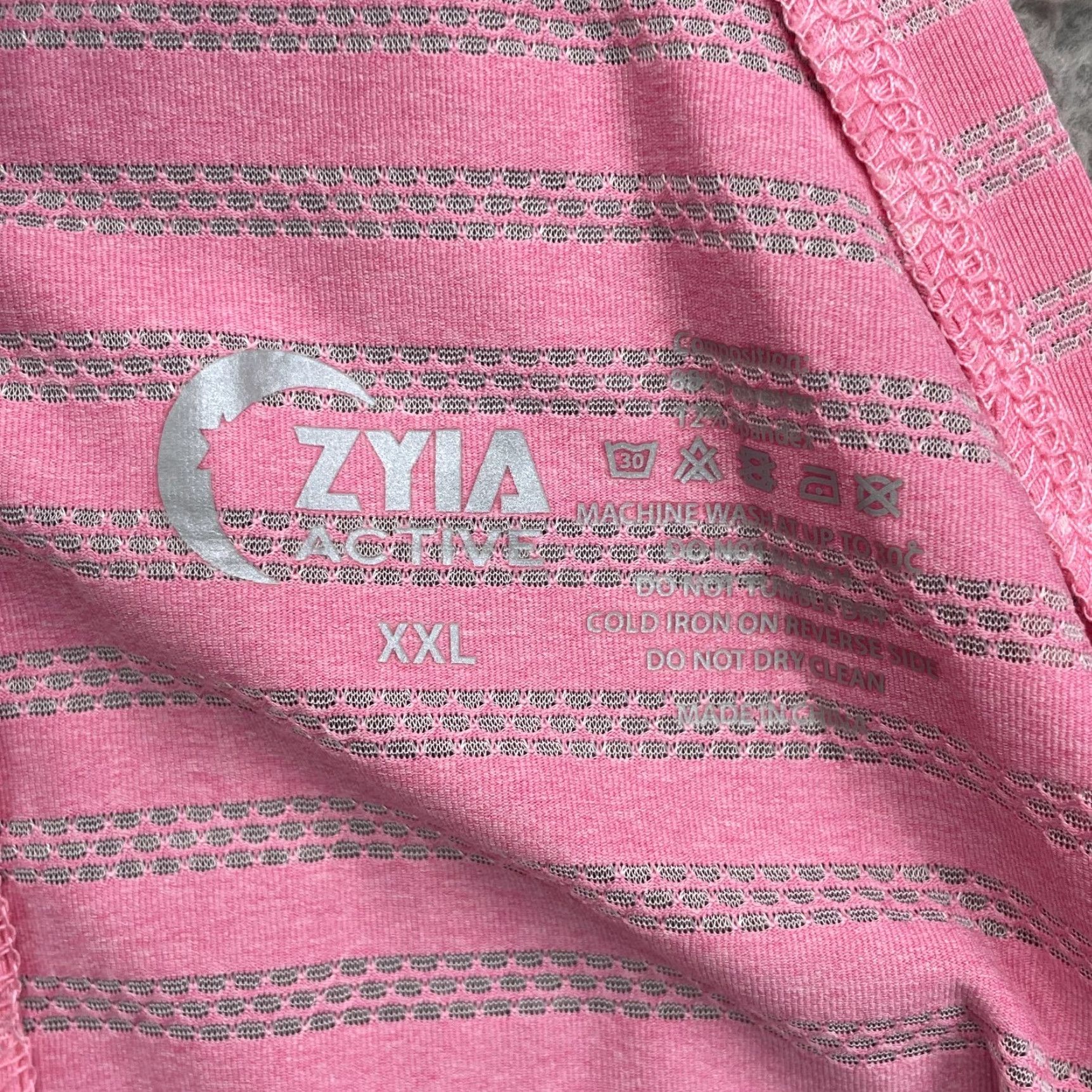 Pinko Zyia Tank Top Lot 2 Women XXL Pink Yellow Open Athleisure Y2k Running Sport Yoga Tank Top Women XXL Pink Yellow Open Back Striped Logo Athletic Casual Size XXL / US 16-18 / IT 52-54 - 7 Thumbnail