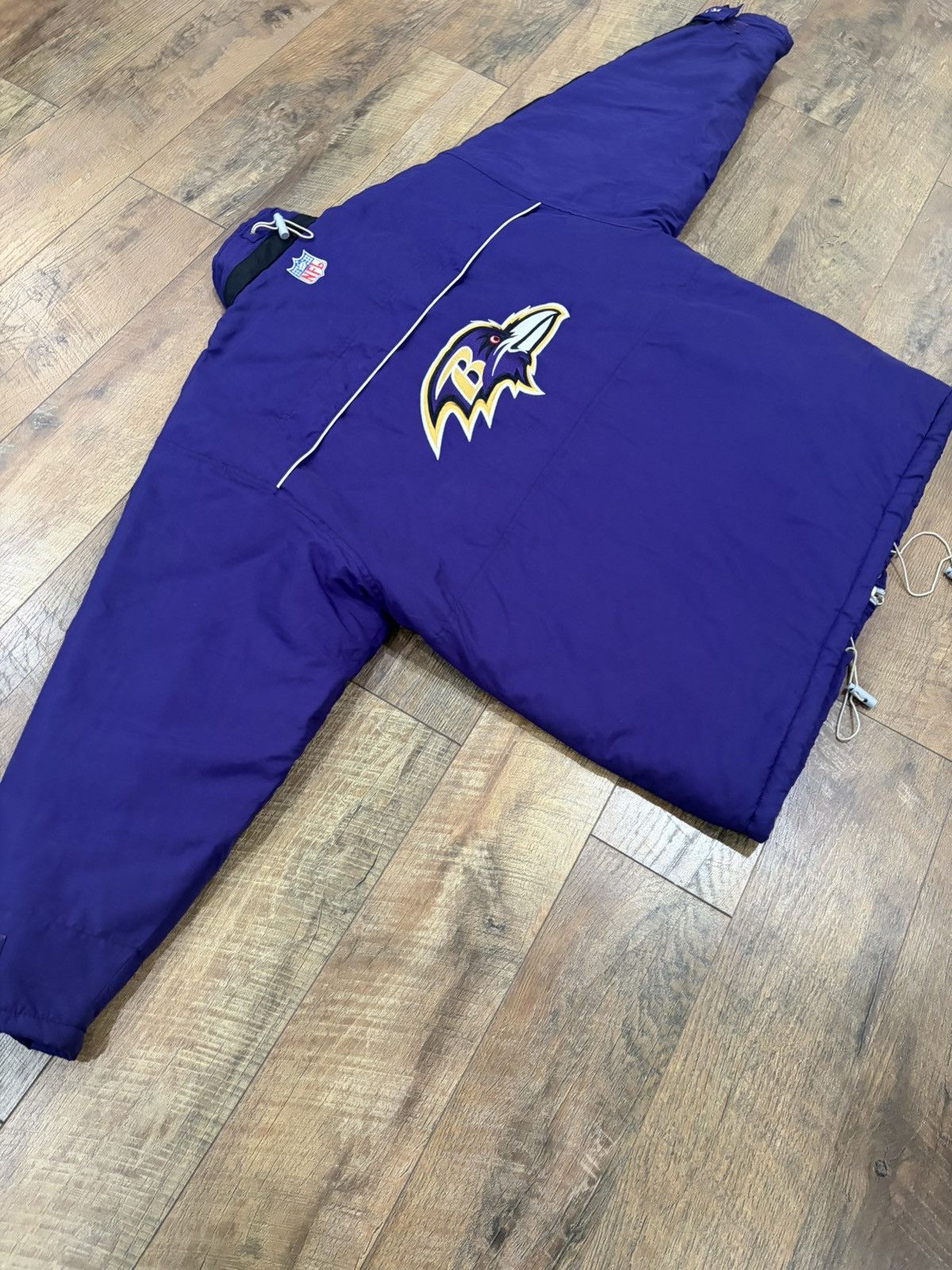 Reebok Vintage 90s Baltimore Ravens Quilted Reebok Puffer Jacket XL Size US XL / EU 56 / 4 - 10 Thumbnail