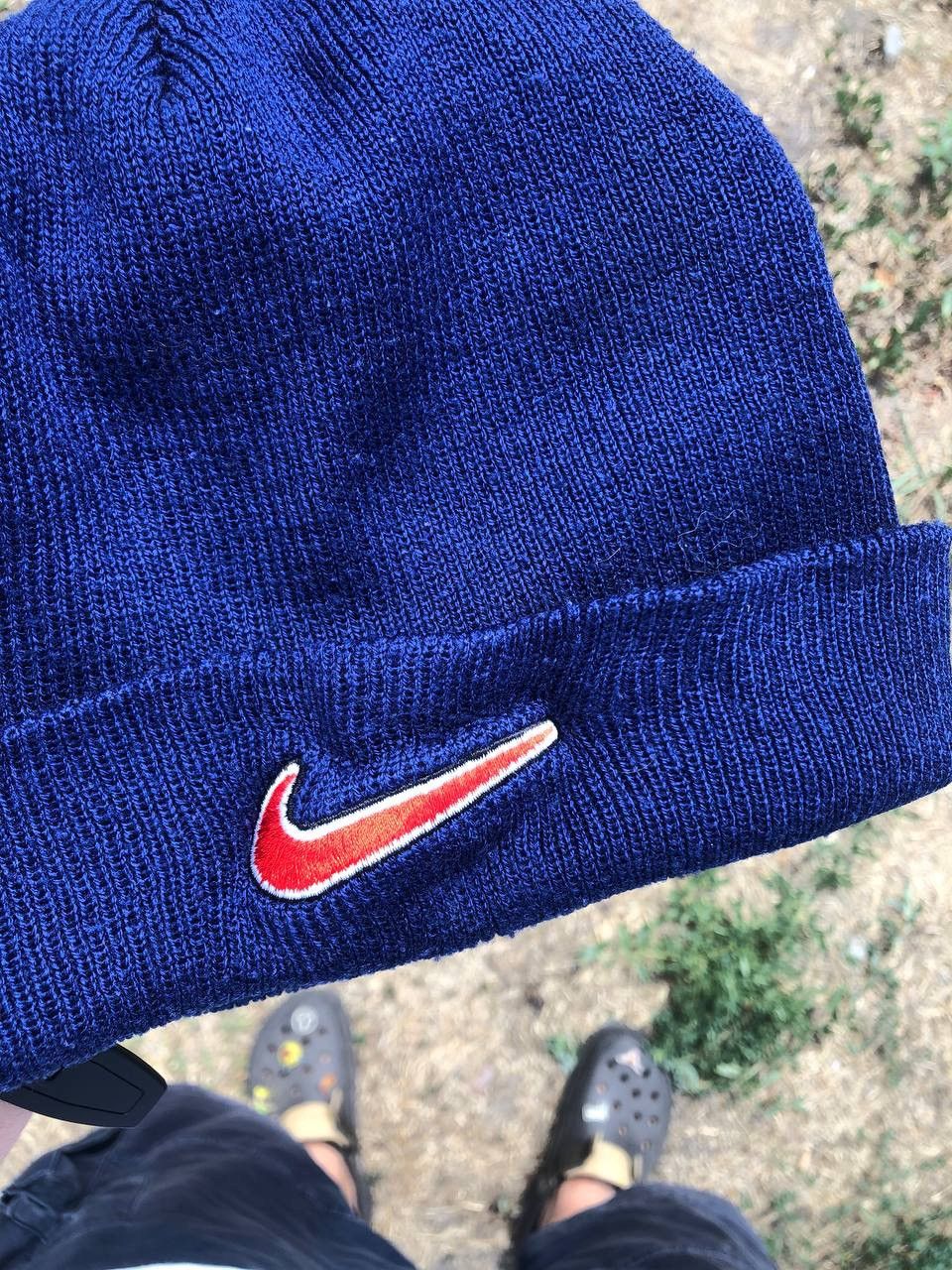 Nike × Vintage VERY RARE NIKE BIG LOGO SWOOSH HATS DRILL RETRO JAPAN STYLE Size ONE SIZE - 2 Thumbnail