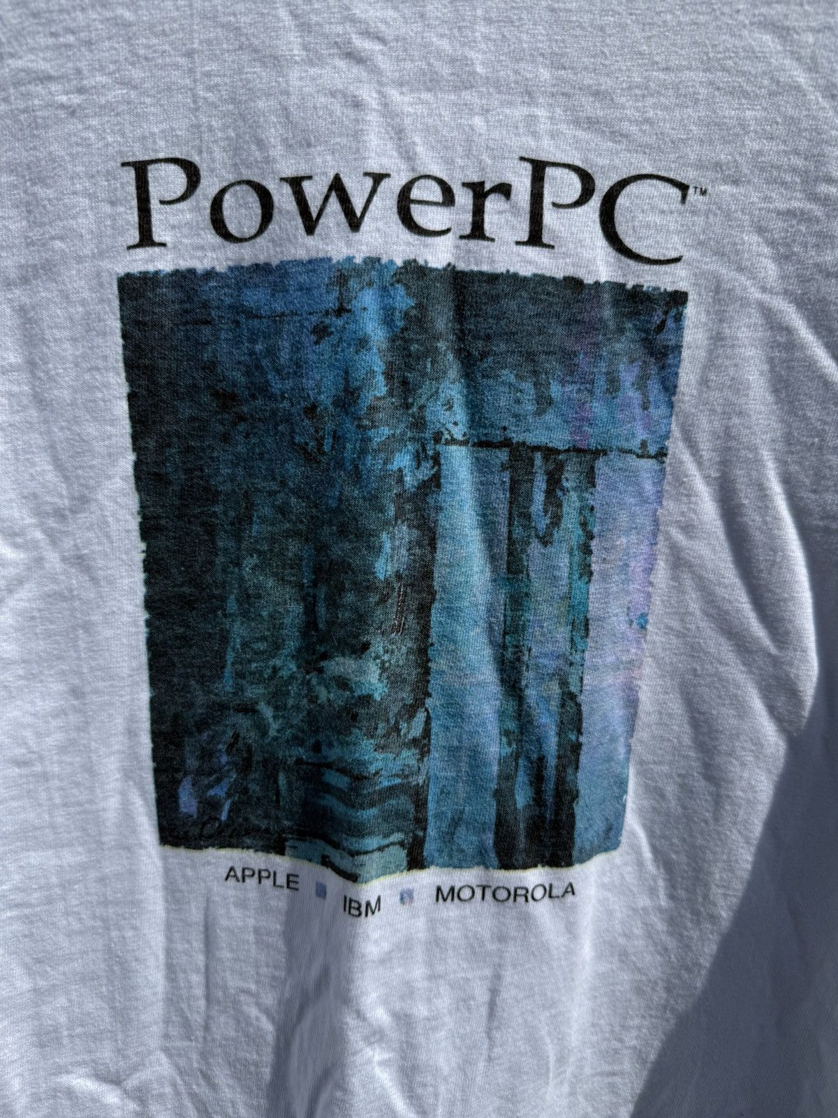 Apple × Vintage Vintage Apple Power PC Longsleeve Tshirt Size US L / EU 52-54 / 3 - 2 Thumbnail