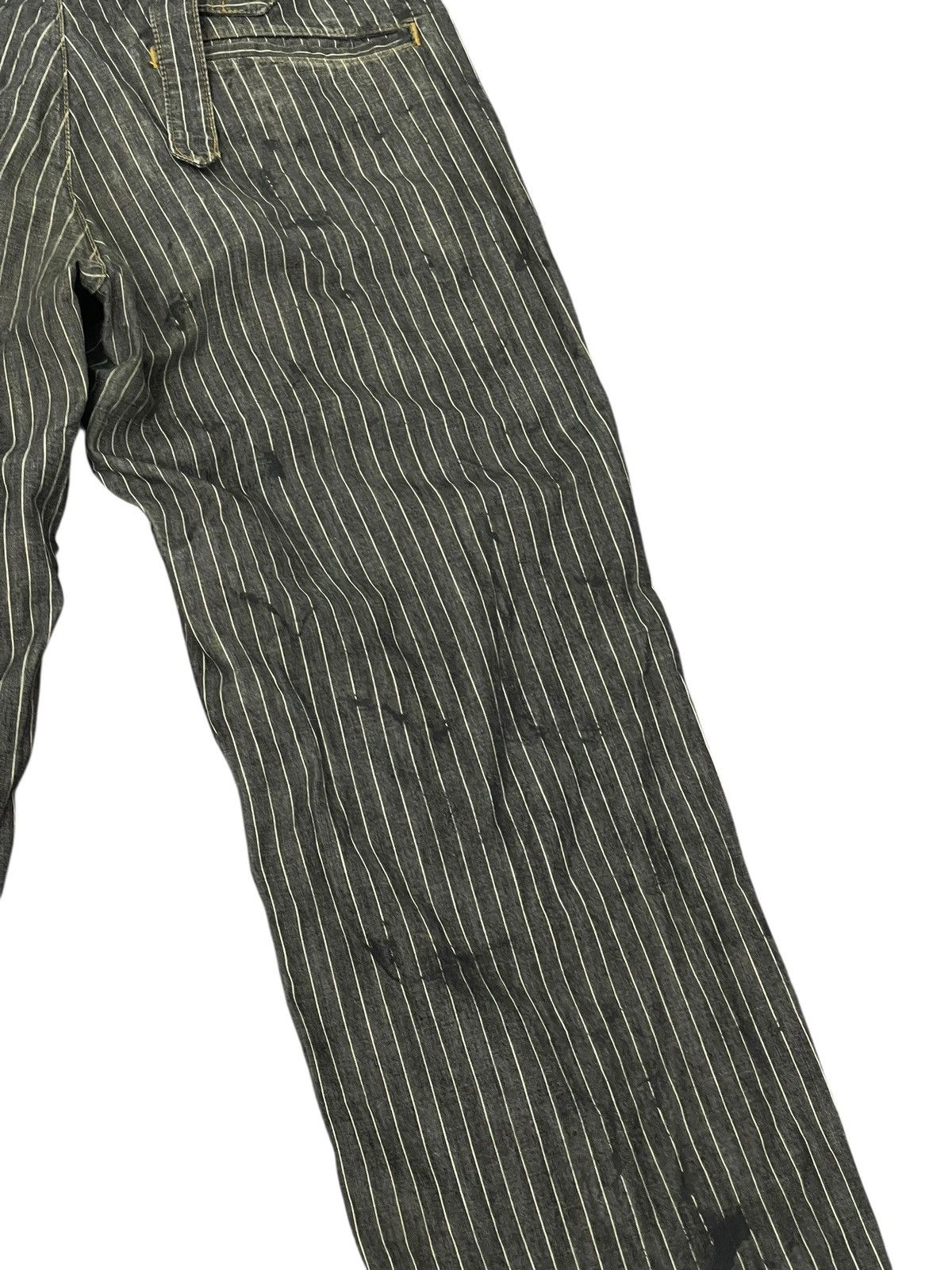 Zucca Thin Denim Zucca Striped Painter Relax Pant 2🟦2 Size US 31 - 5 Thumbnail