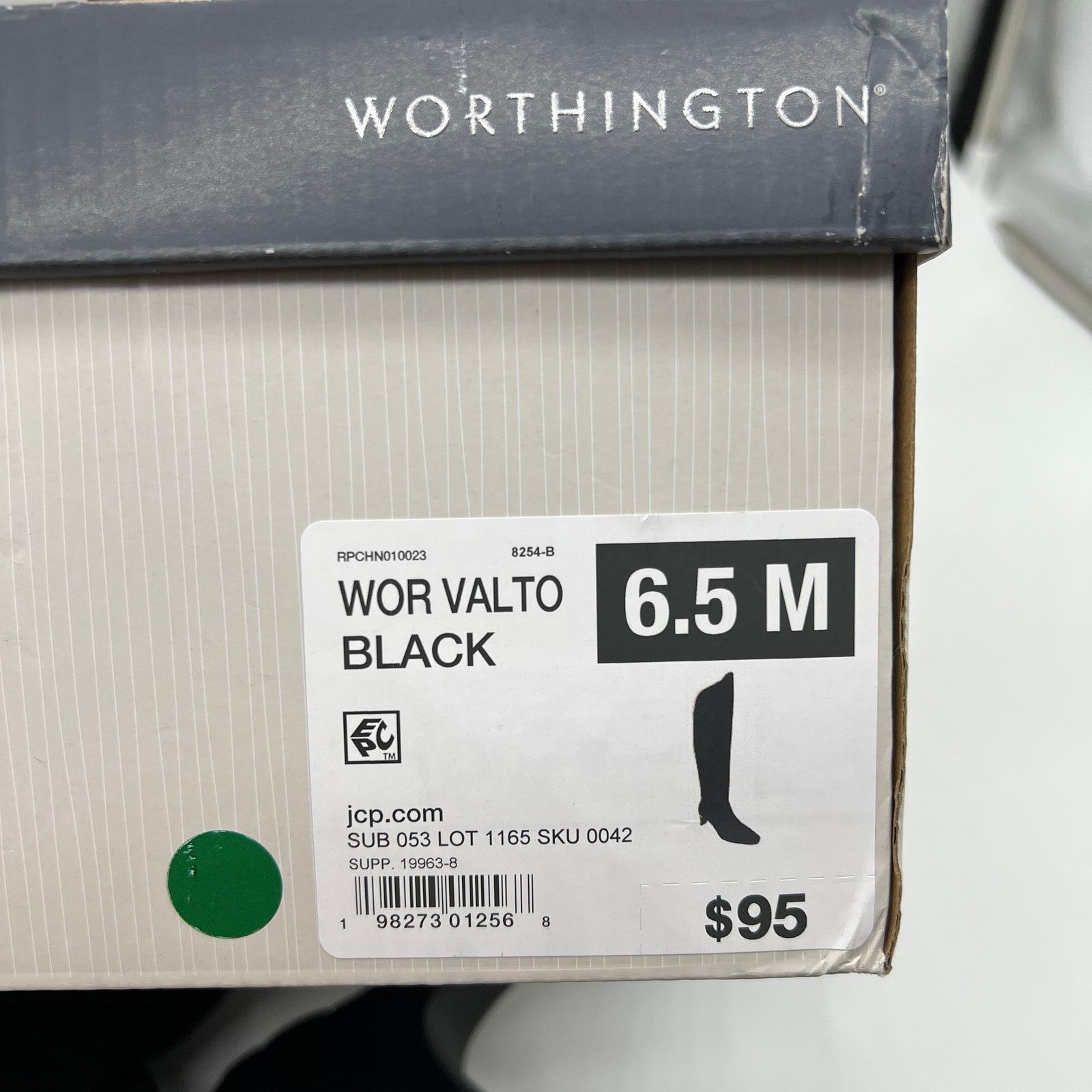 Other Worthington Women's Valto Faux Suede Black High Over Knee Size US 6.5 / IT 36.5 - 10 Thumbnail