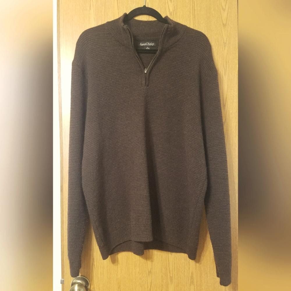 Designer Kenneth Roberts Platinum Wool Sweater Size XL Size US XL / EU 56 / 4 - 1 Thumbnail