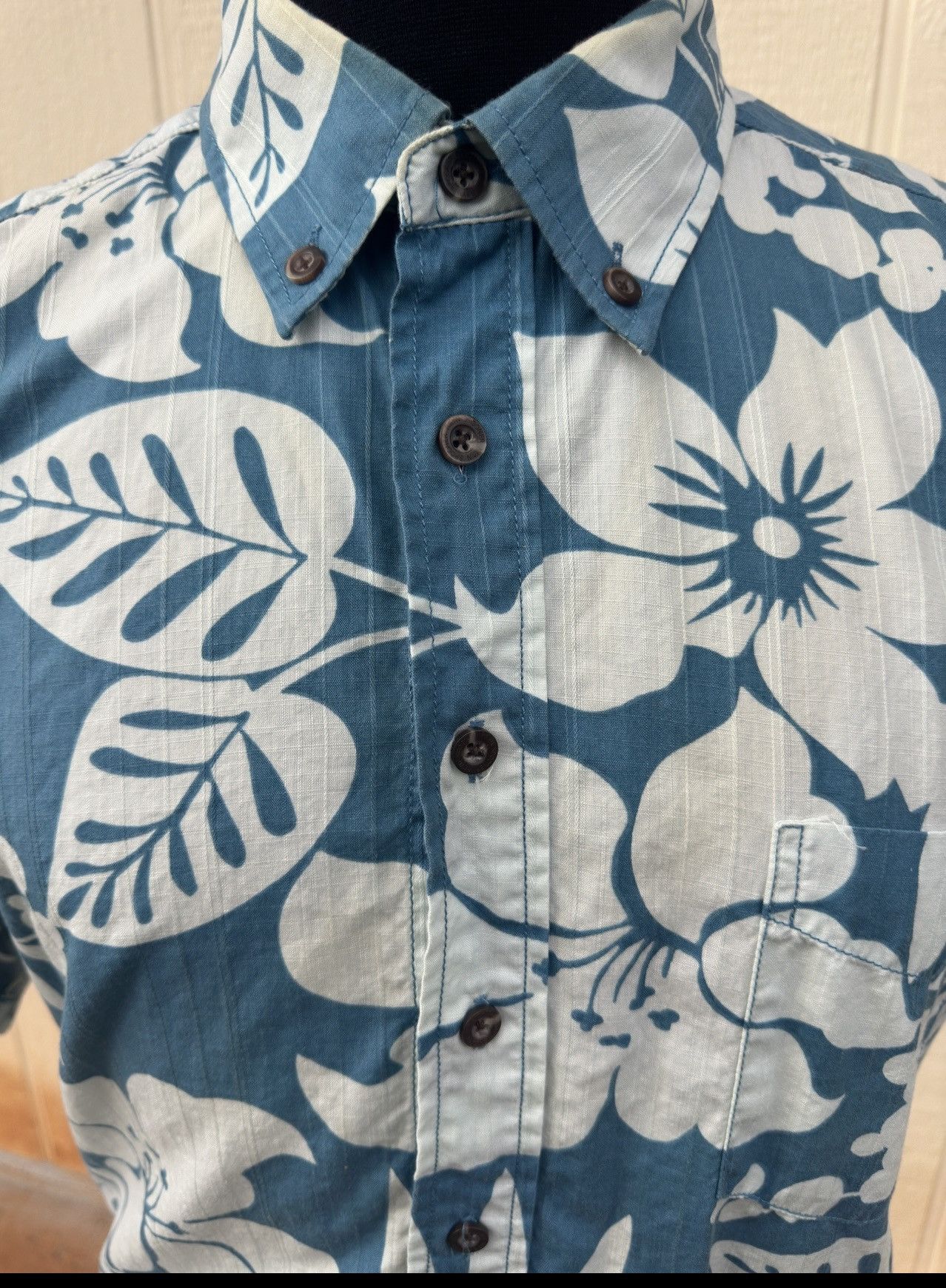 Reyn Spooner Reyn Spooner Hawaiian Print Green/White Men's Medium Size US M / EU 48-50 / 2 - 3 Thumbnail