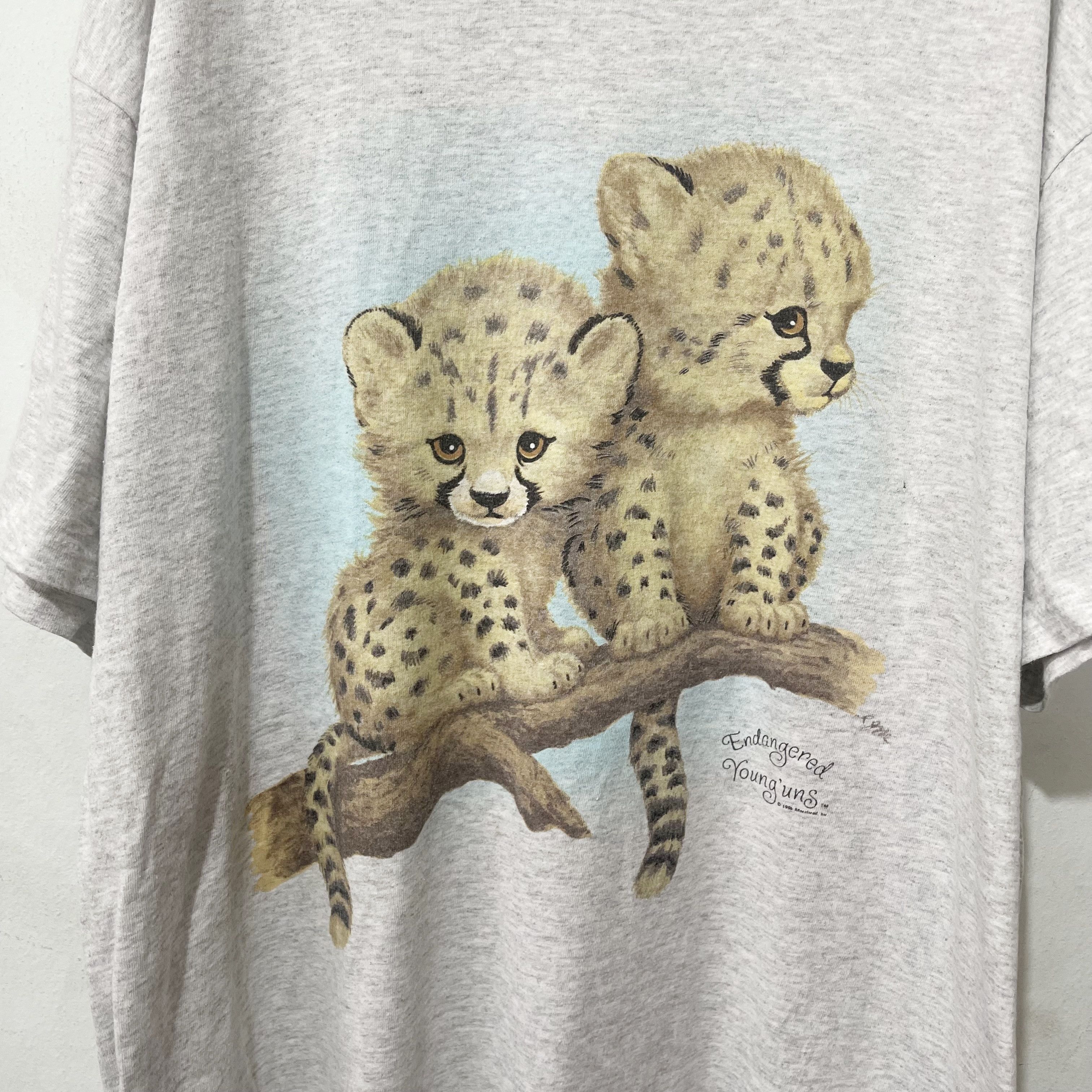 Vintage Vintage 90s Cheetah Cubs T-Shirt Size US XXL / EU 58 / 5 - 2 Thumbnail