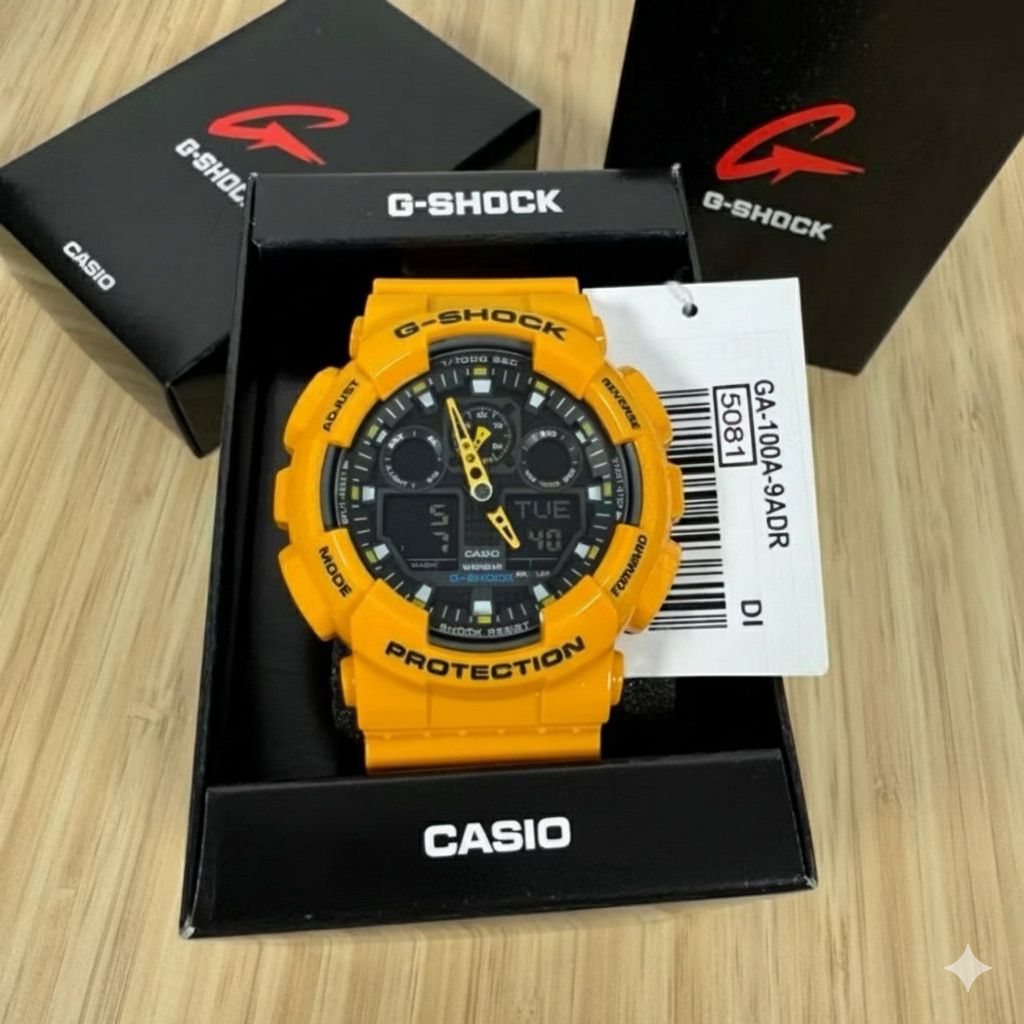 Casio Casio G Shock GA-100A-9A Analog Digital Watch ( New ) Size ONE SIZE - 1 Thumbnail