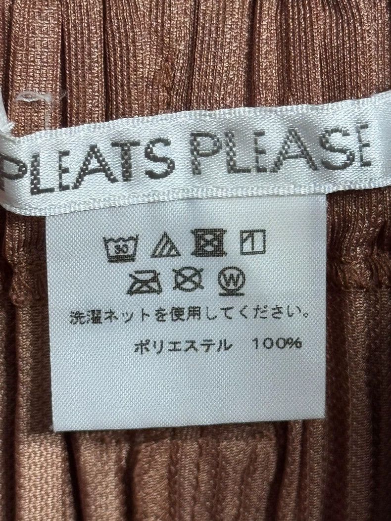 Issey Miyake Issey Miyake size:4 Caramel-colored wide-leg pants with a Size 22" - 4 Thumbnail