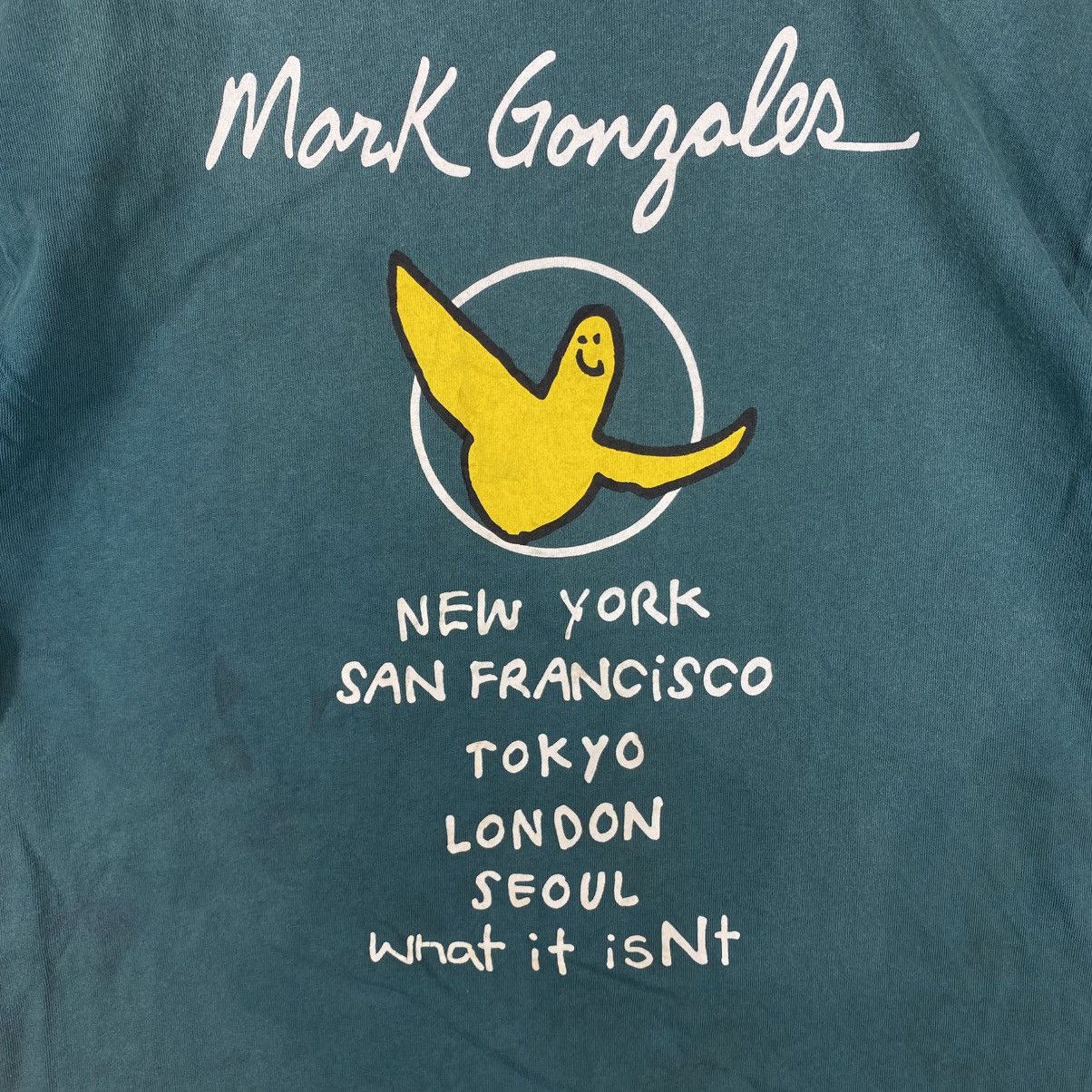 Other MARK GONZALES What It Isnt World Tour Faded Tee Shirt Size US M / EU 48-50 / 2 - 2 Thumbnail