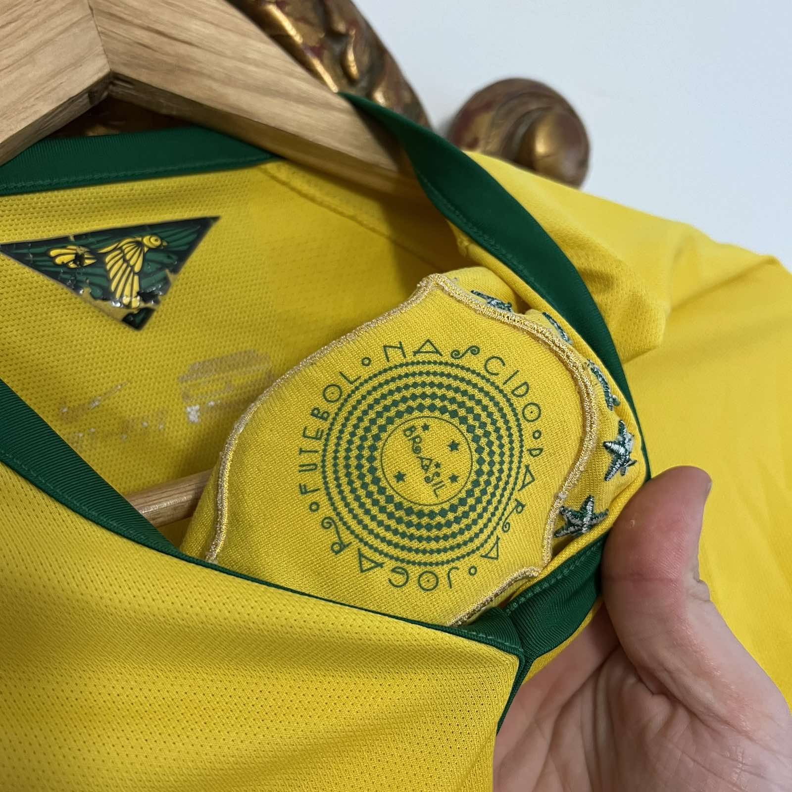 Nike NIKE BRAZIL HOME JERSEY MATCH WORN FIFA WORLD CUP 2014 Size US M / EU 48-50 / 2 - 8 Thumbnail