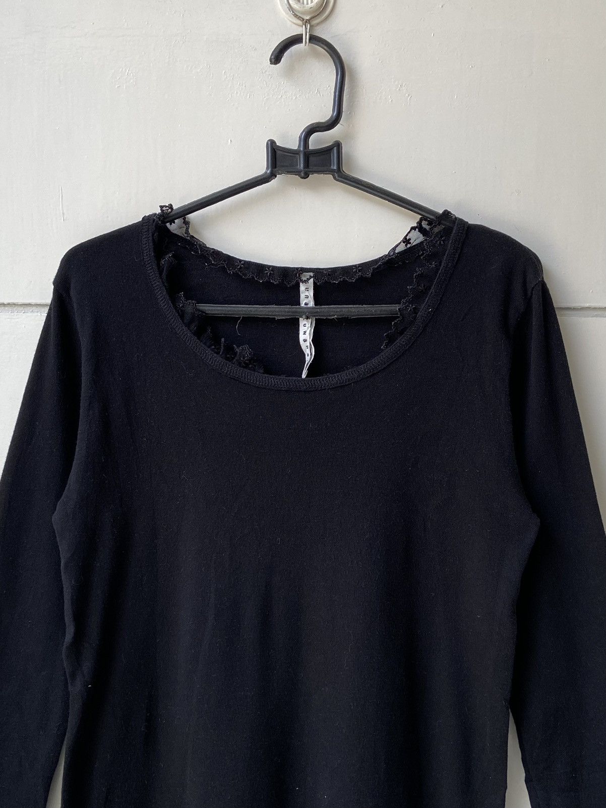 Issey Miyake SUNAOKUWAHARA Black T-Shirt Size US XXS / EU 40 - 2 Thumbnail