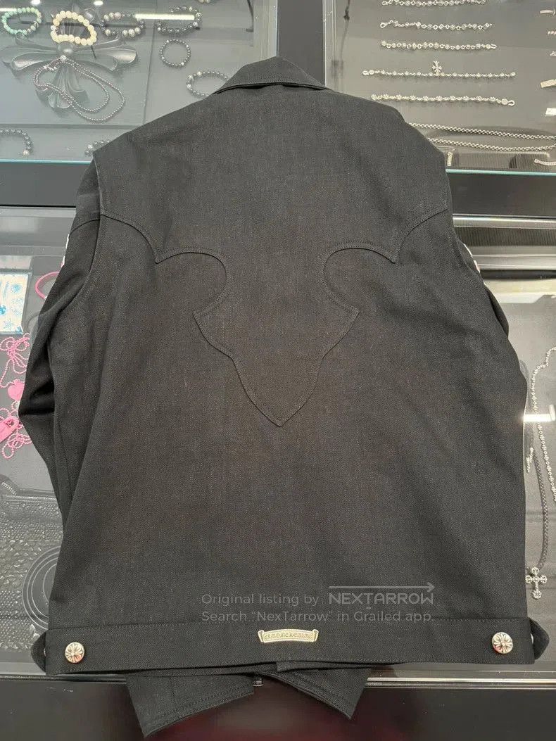 Chrome Hearts Chrome Hearts Black Flame Denim Jacket. Size US M / EU 48-50 / 2 - 2 Thumbnail