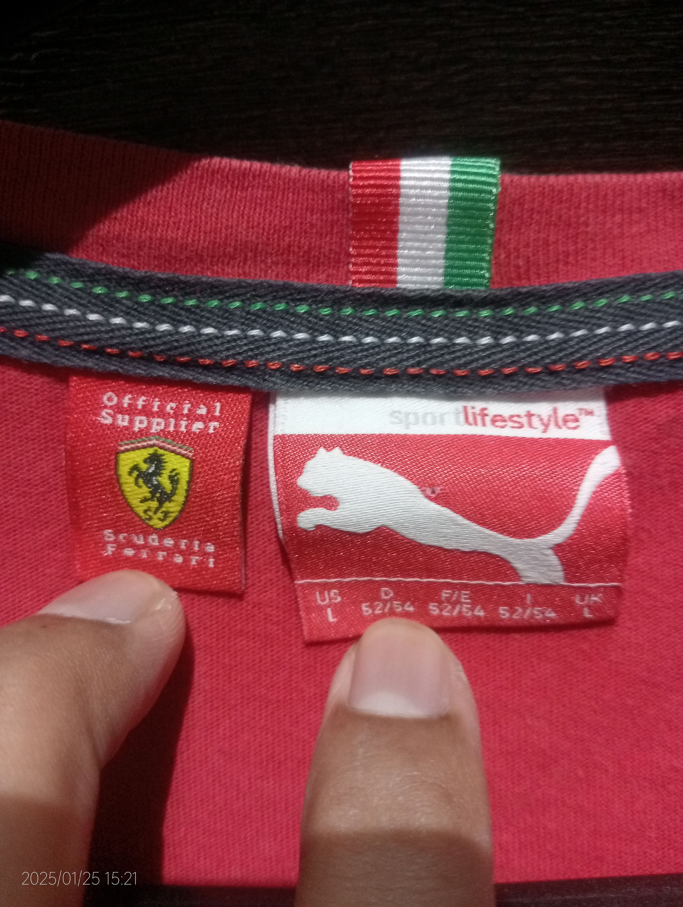 Ferrari × Puma Vintage Puma X Ferrari Spellout Tee Very Rare Size US L / EU 52-54 / 3 - 2 Thumbnail