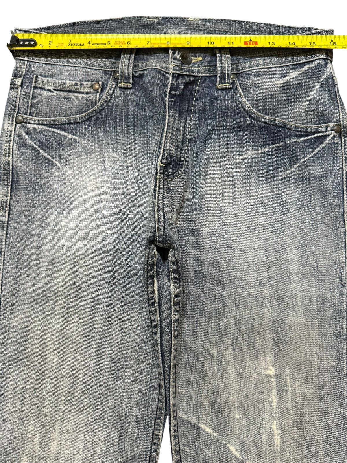 If Six Was Nine Vintage Japanese Brand Faded Wash Clawmark Distressed Loose Size US 32 / EU 48 - 10 Thumbnail