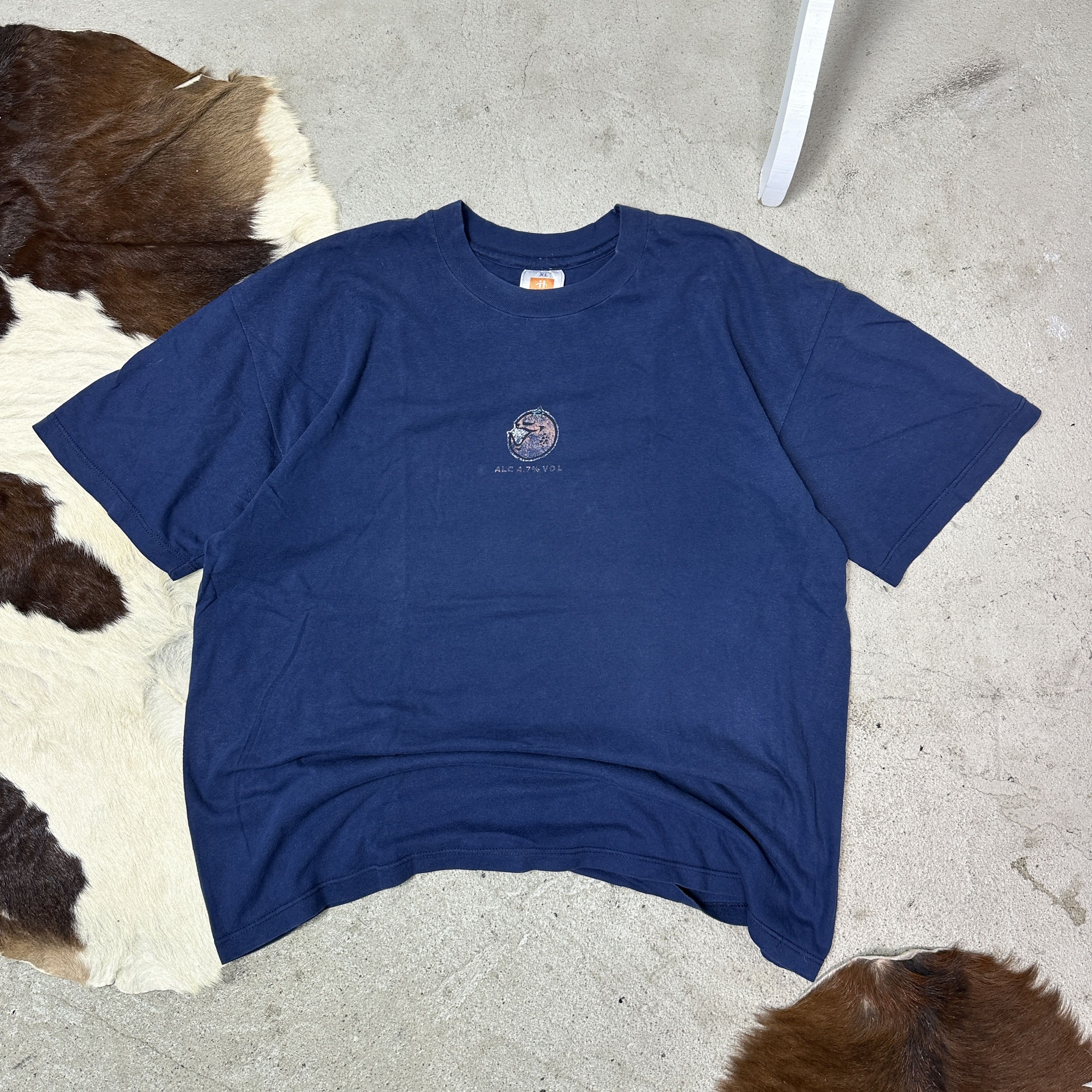 Vintage Vintage Old School Printed Hooch Drink T-shirt 90s Size US XL / EU 56 / 4 - 3 Thumbnail