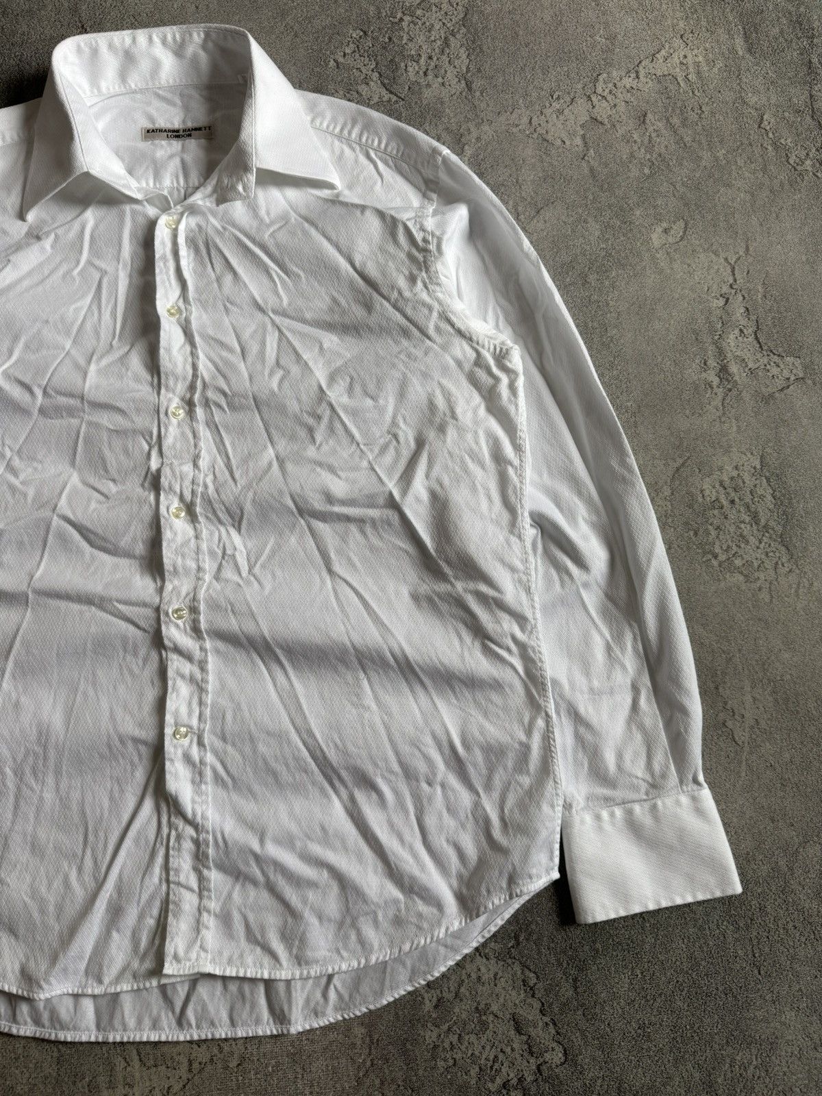 Katharine Hamnett London Katharine Hamnett London 45/18 shirt button up long sleeve Size US XXL / EU 58 / 5 - 10 Thumbnail