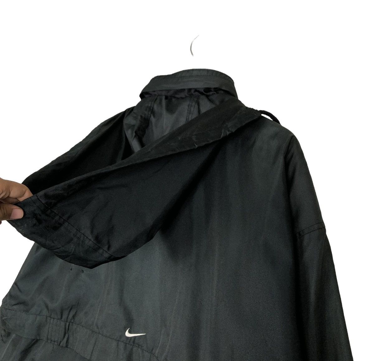 Nike 🔥VINTAGE ANORAK JACKET PULL OVER NIKE BIG SWOOSH Size US XL / EU 56 / 4 - 10 Thumbnail