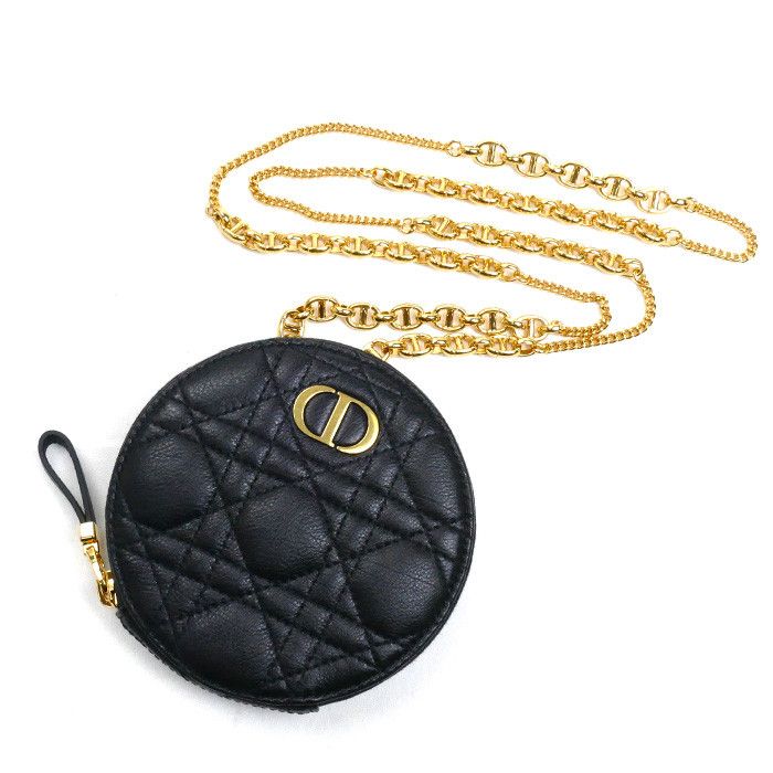 Dior Dior Dior Dior Caro Calfskin Shoulder Bag Leather Shoulder Bag S5092UWHC 900U DUTY FREE for USA Size ONE SIZE - 1 Thumbnail
